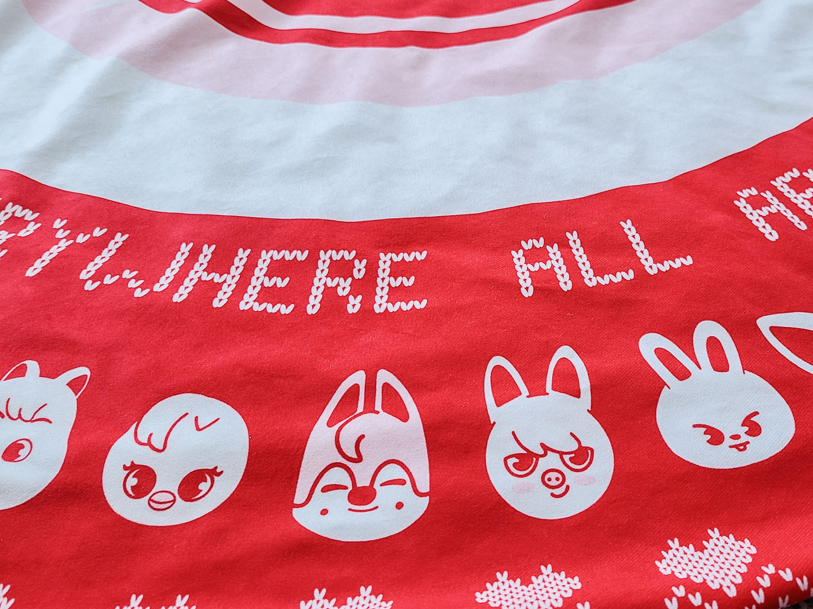 Stray Kids SKZOO Christmas Tree Skirt
