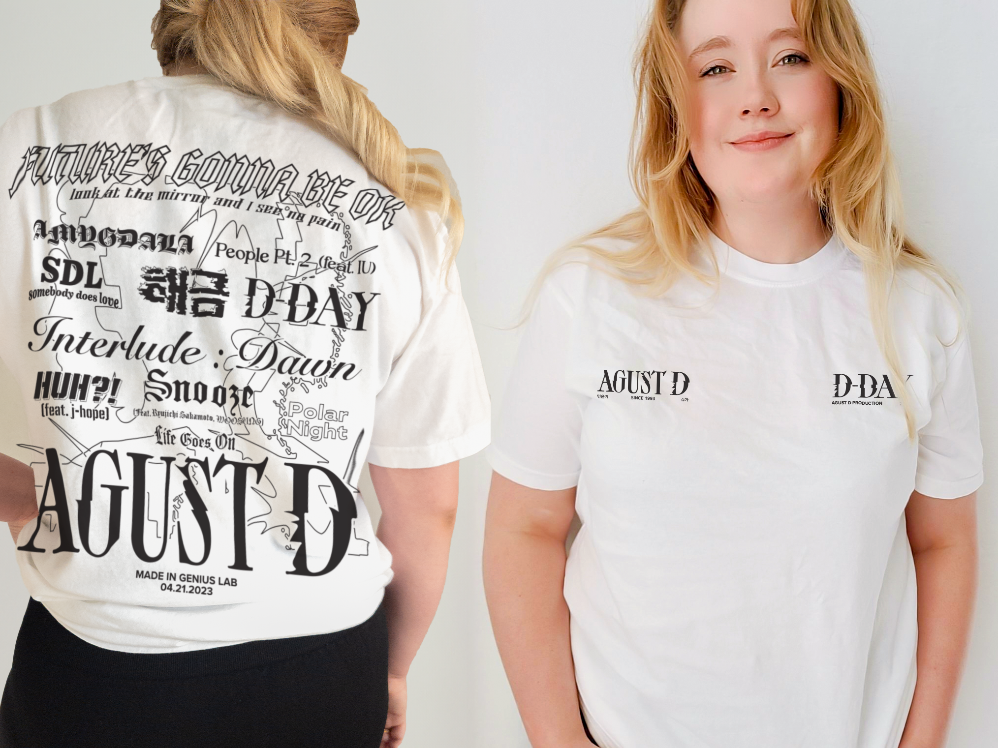 D-Day Tracklist Agust D Shirt