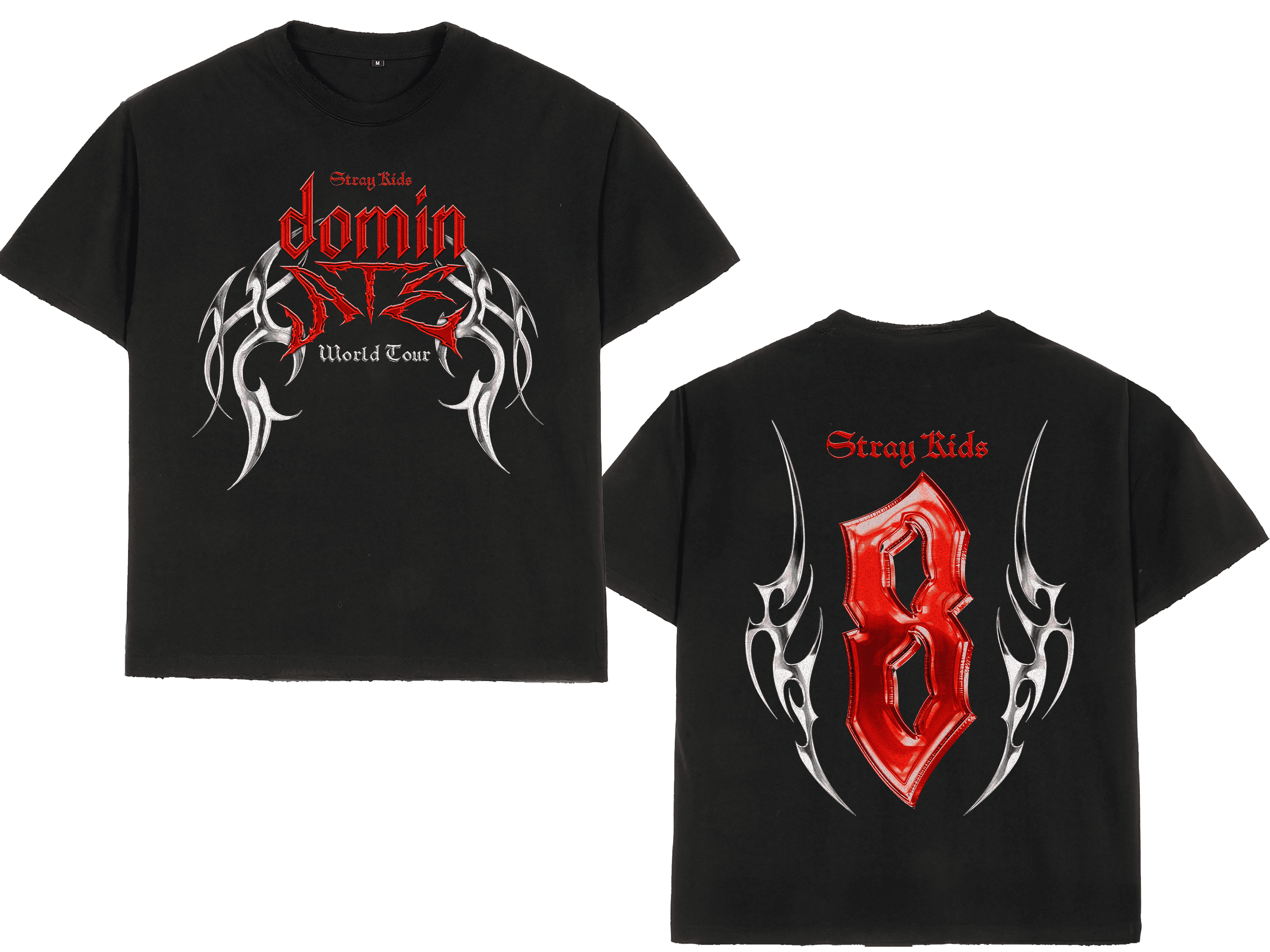 Stray Kids DominATE Number 8 Tour Jersey Style