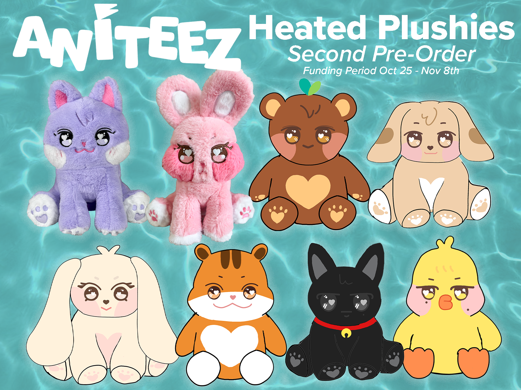 Aniteez Heated Plushies Pre-Order (ETA Late February 2026