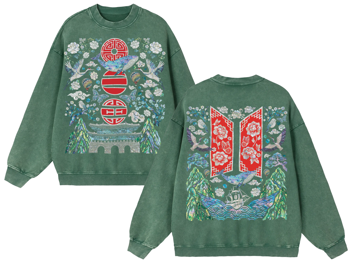 Green Mother of Pearl Arirang Sweatshirt