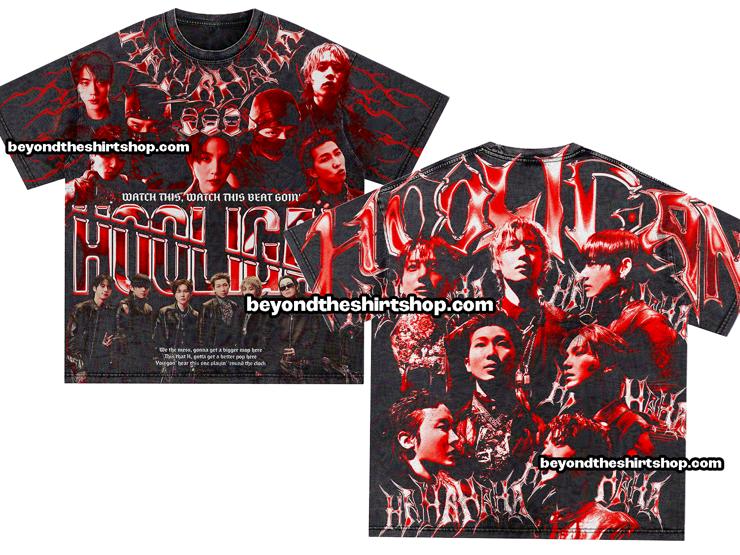 Pre-Order] BTS Hooligan Shirt (ETA June) – Beyond The Shirt