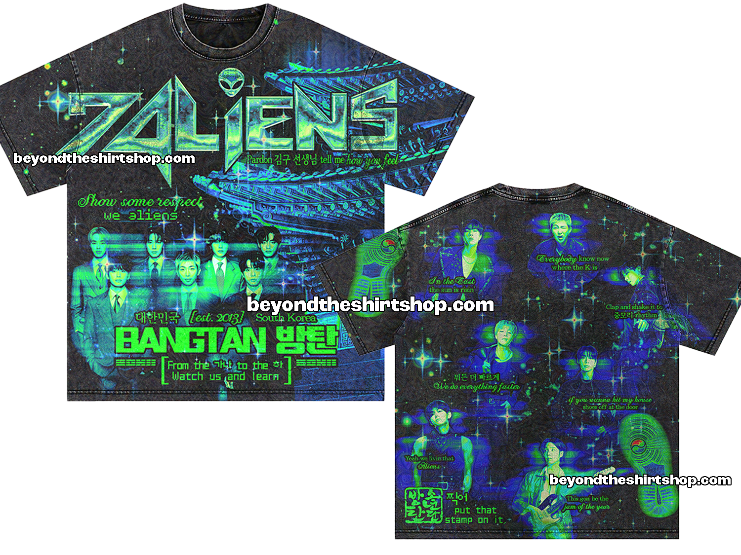 Pre-Order] BTS 7 Alien Shirt (ETA June) – Beyond The Shirt