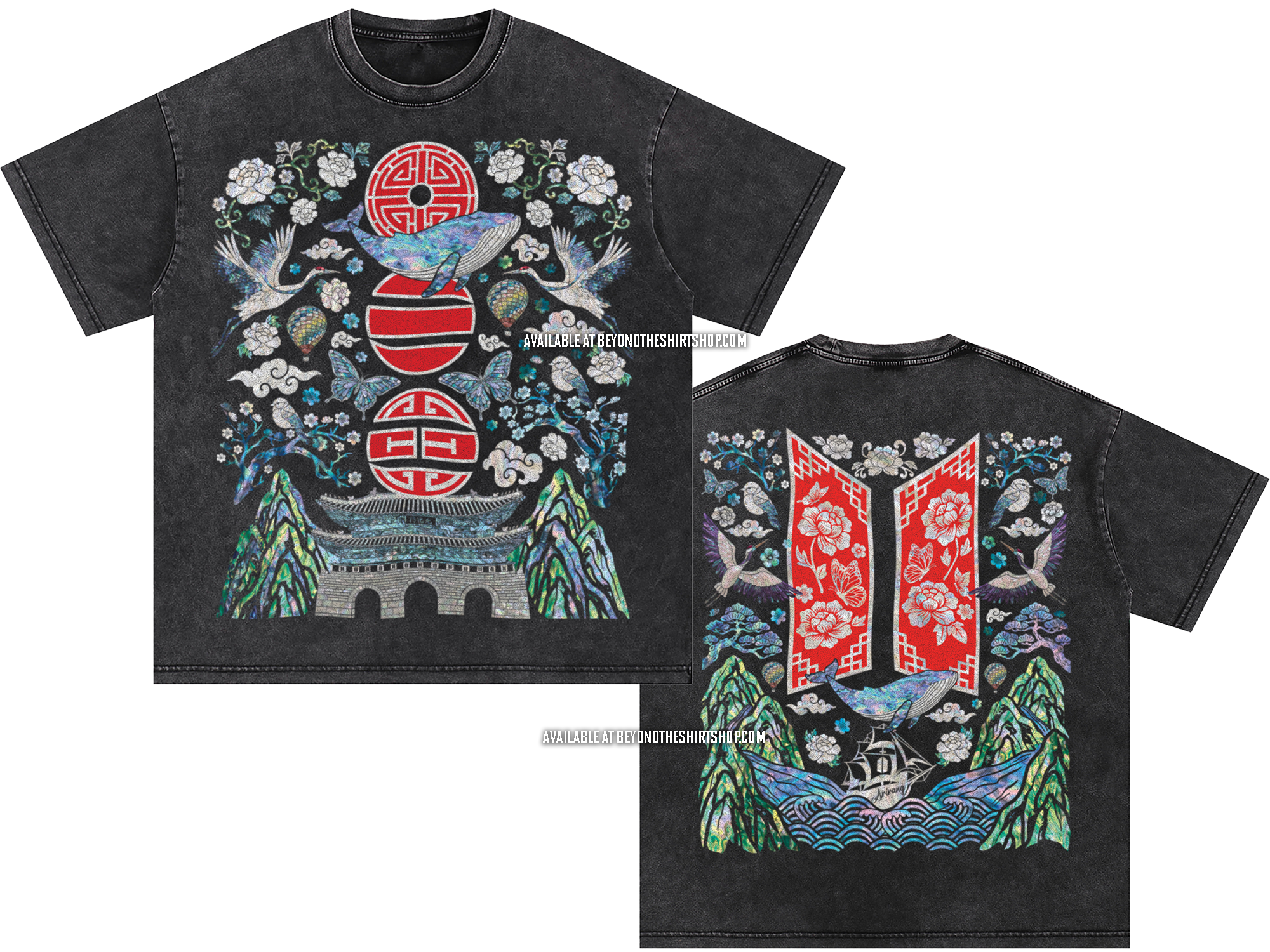 Mother of Pearl Arirang T-Shirts and Zip Up Hoodie (Pre-Order Ships mid-May)