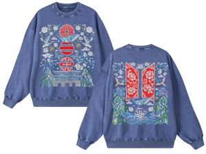 Blue Mother of Pearl Arirang Sweatshirt