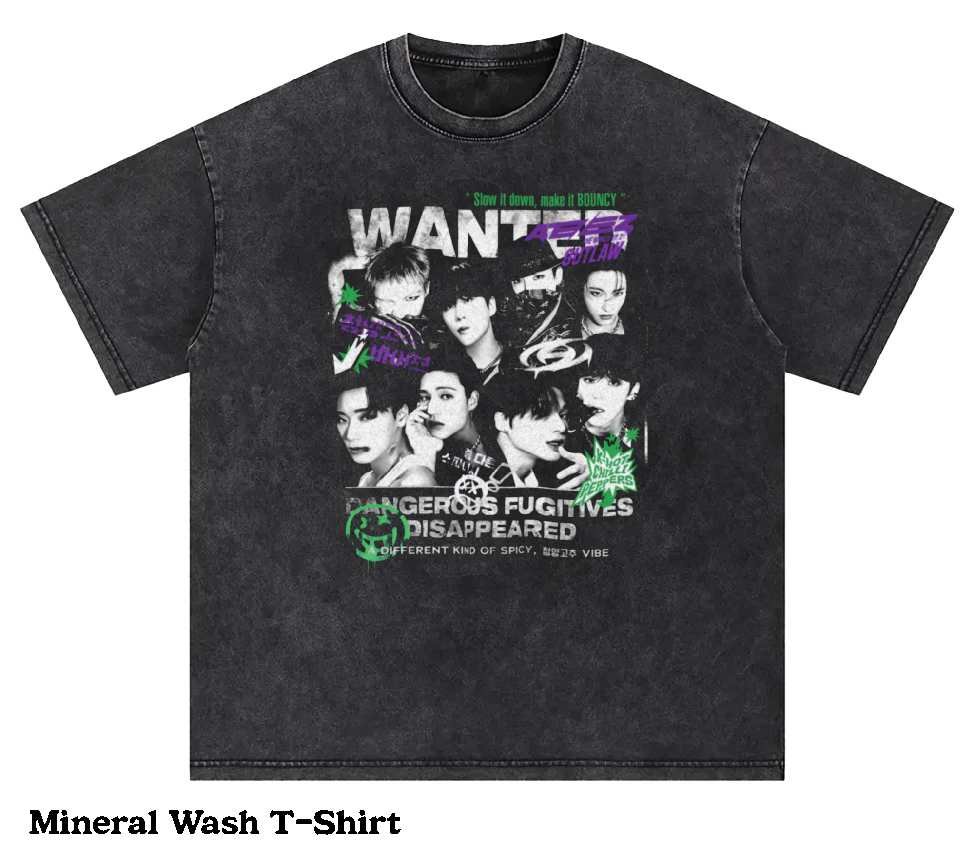 Ateez Bouncy Wanted Poster Shirts & Hoodies