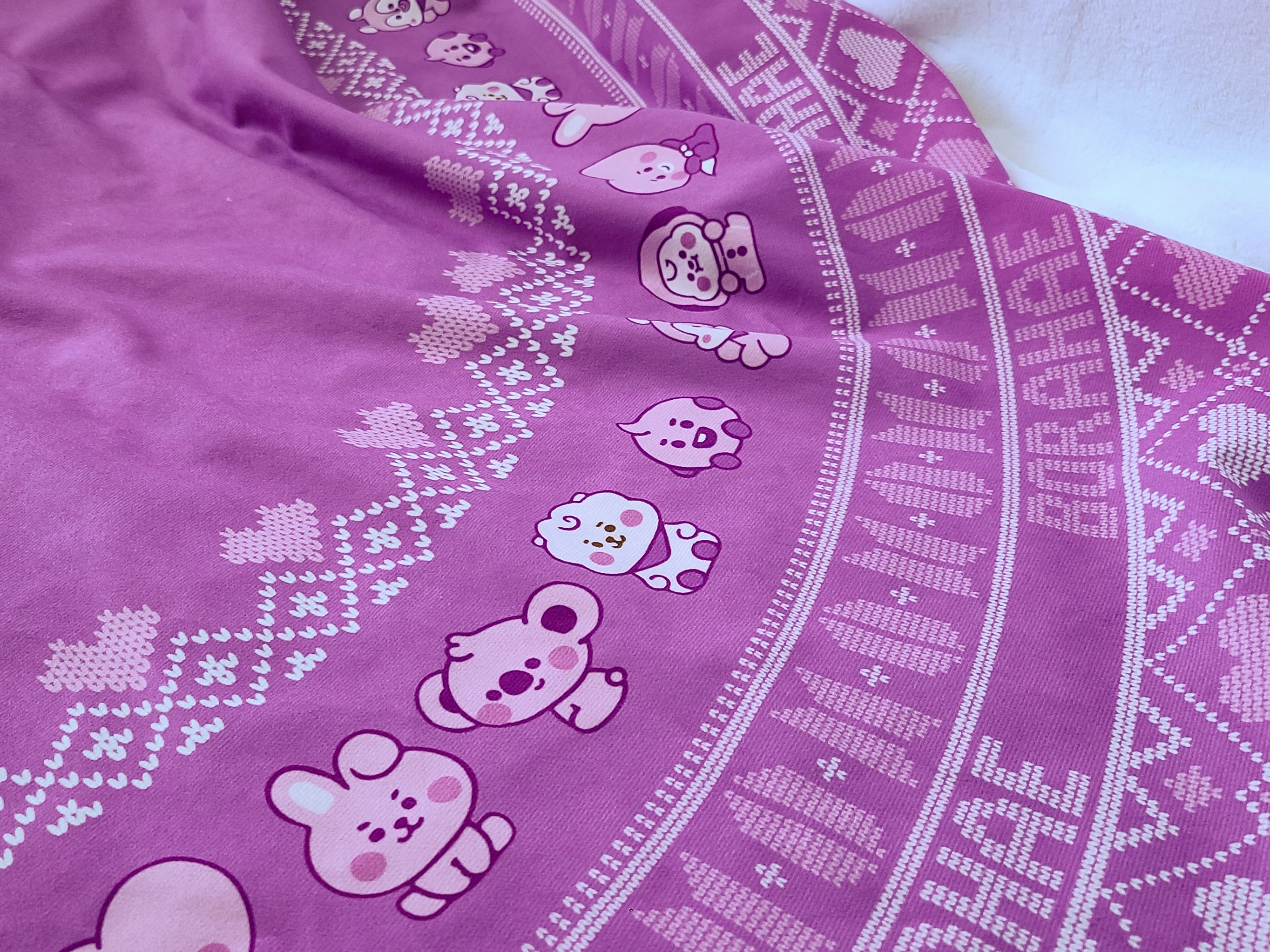 BTS BT21 Christmas Tree Skirt
