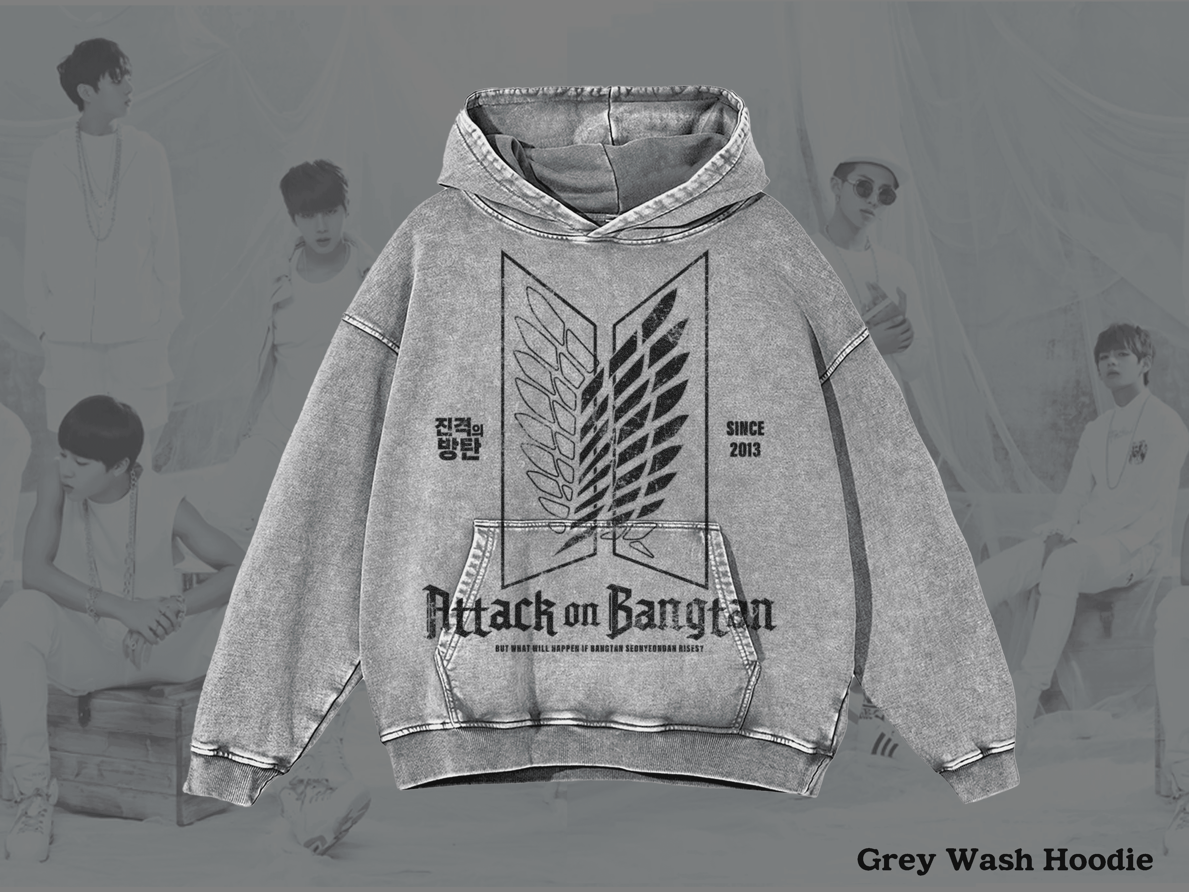 Attack on Bangtan Shirts and Hoodies