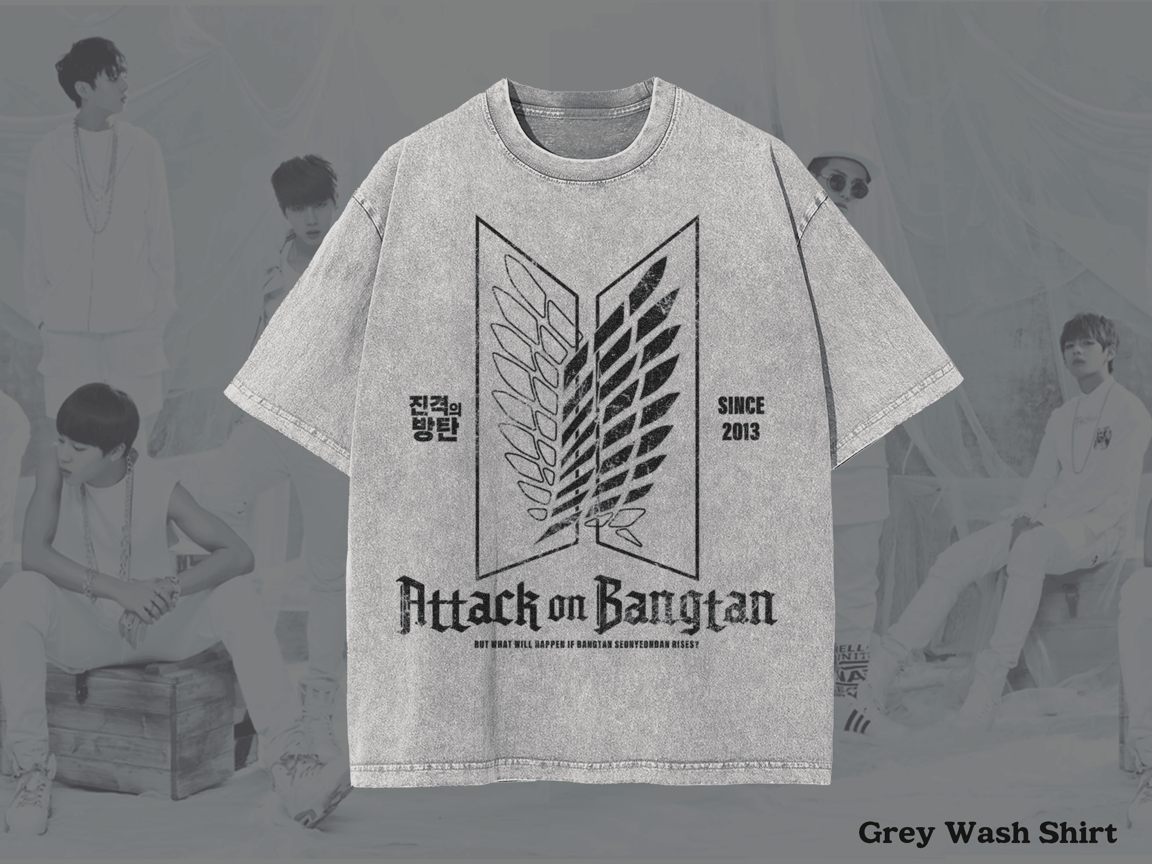 Attack on Bangtan Shirts and Hoodies