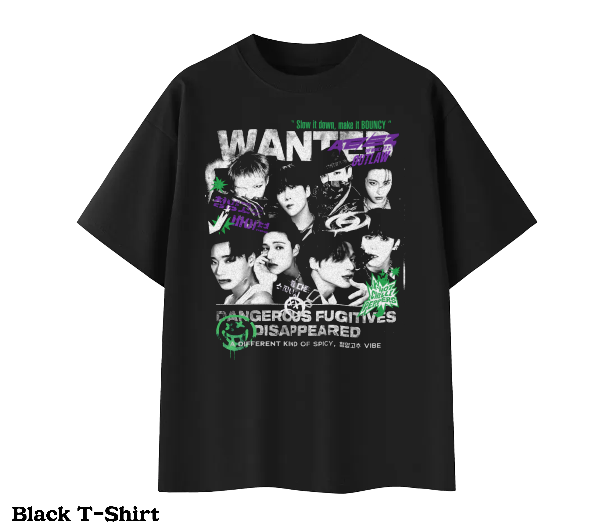 Ateez Bouncy Wanted Poster Shirts & Hoodies