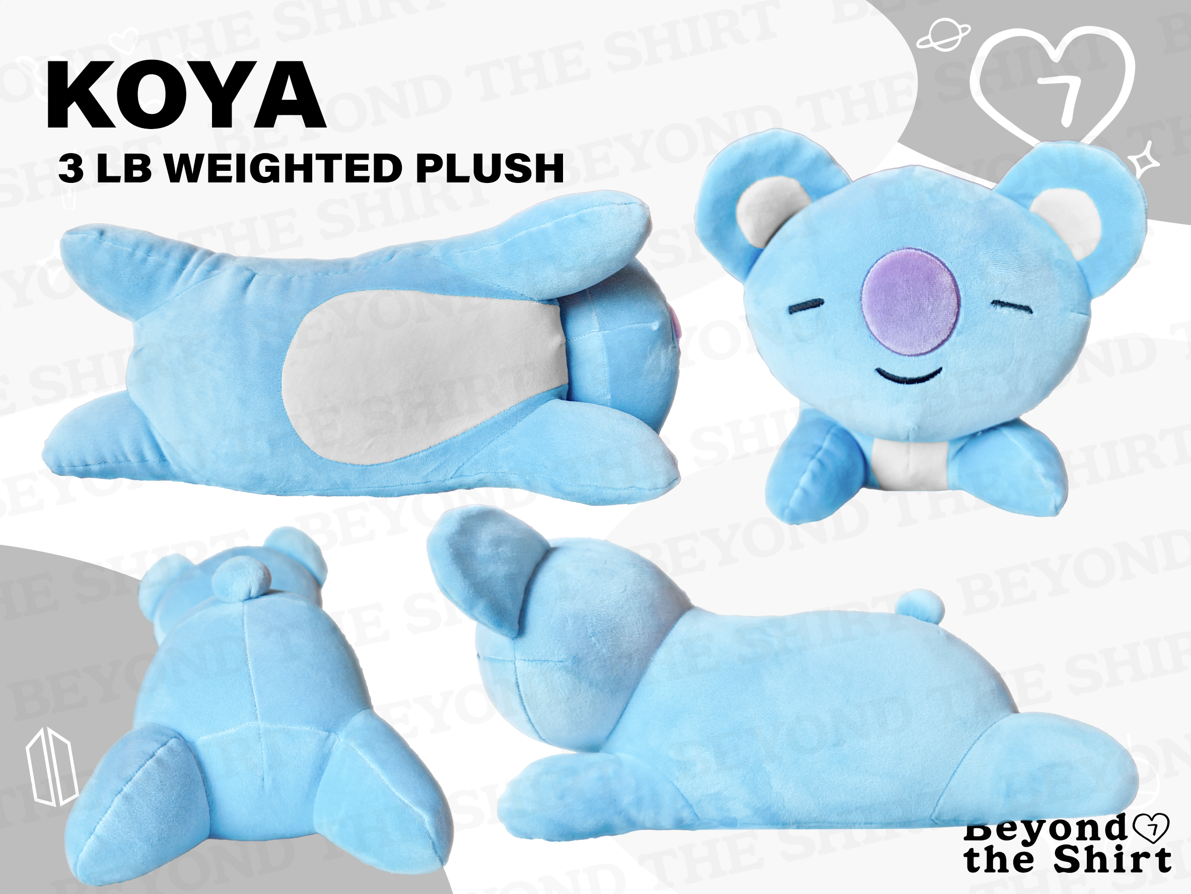 BTS & BT21 Weighted Plushie