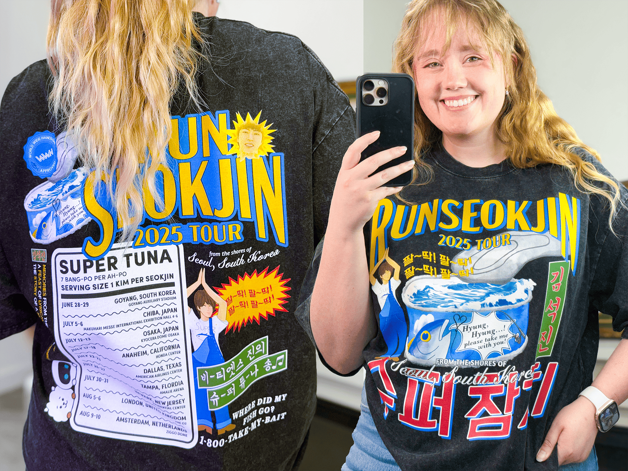 Run Seokjin Tour Shirt
