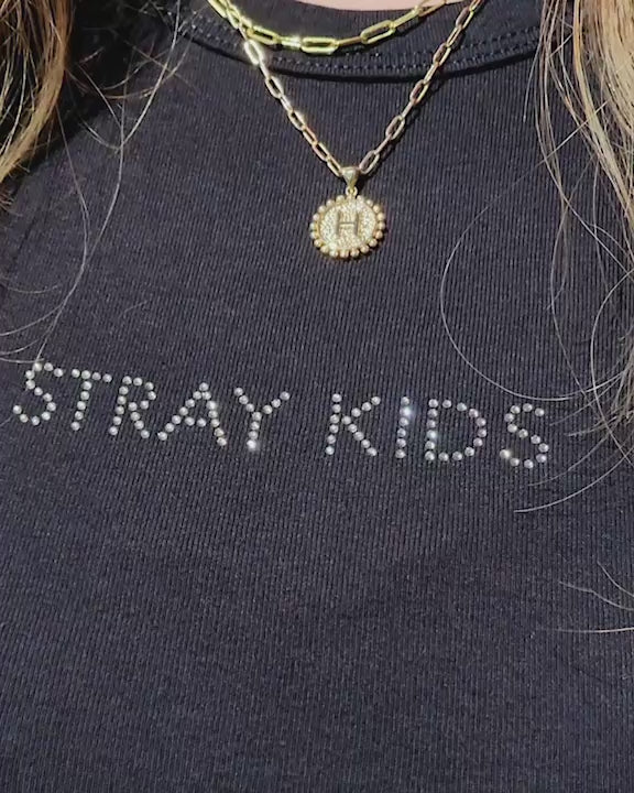 Ateez Rhinestone Baby Tee & Tank Top
