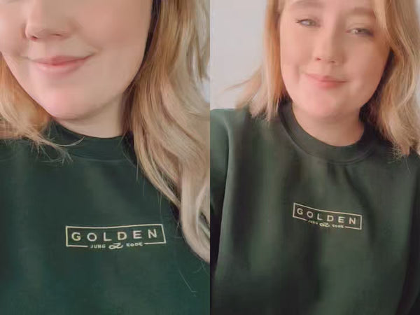 Jungkook Golden Embroidery Sweatshirt