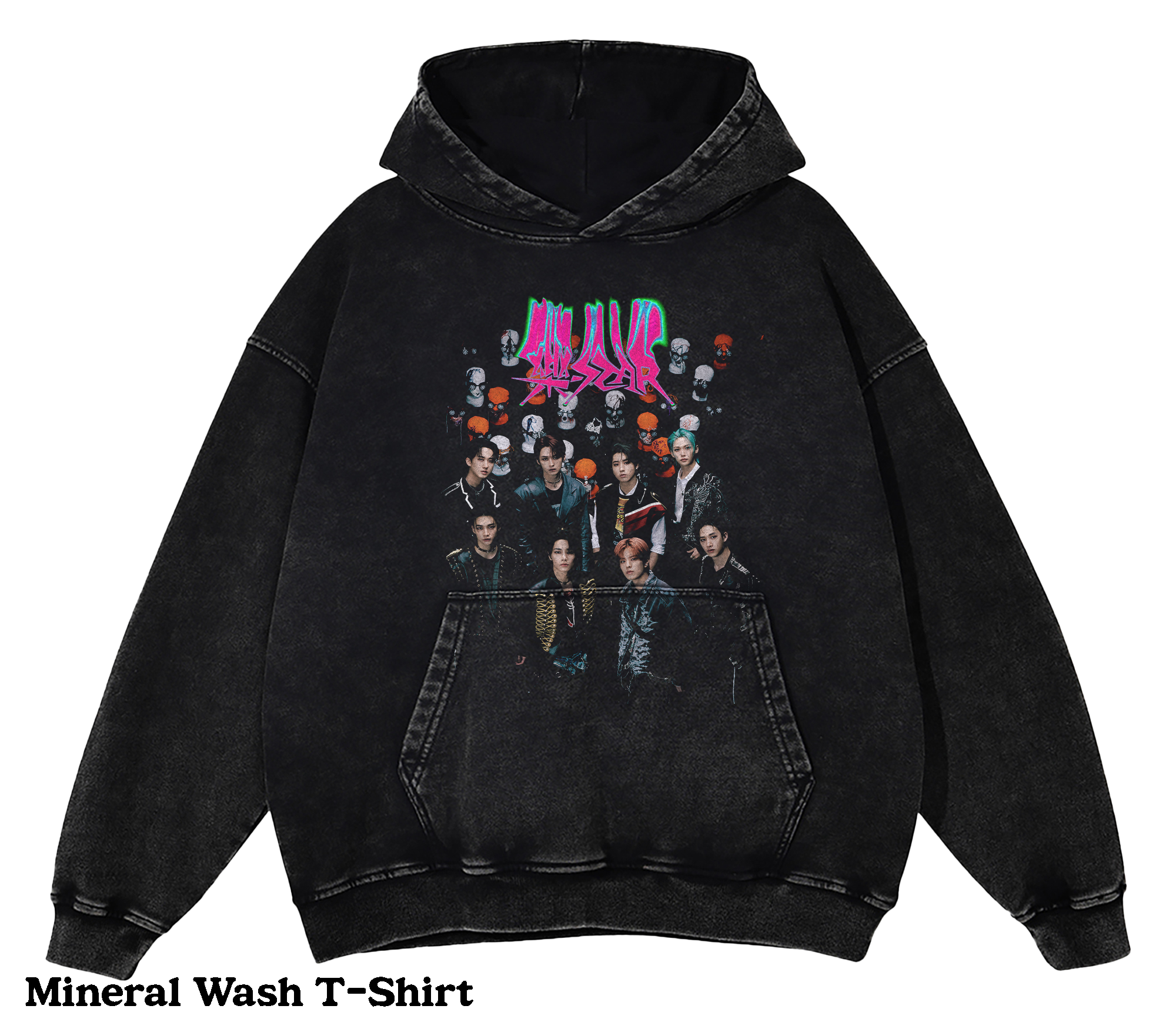 Stray Kids Rockstar Black T-Shirts