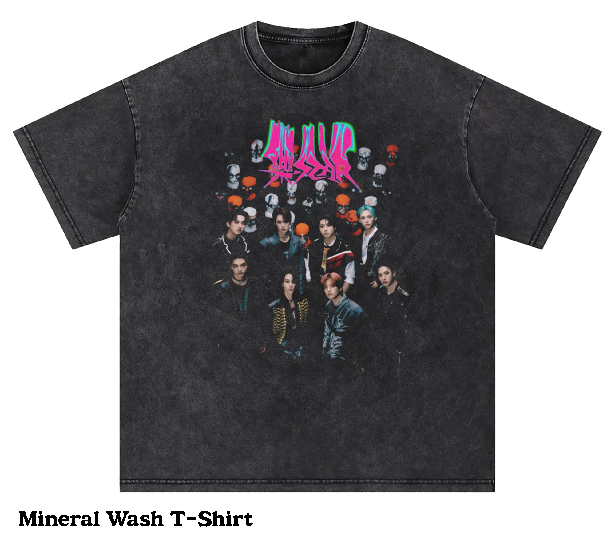 Stray Kids Rockstar Black T-Shirts