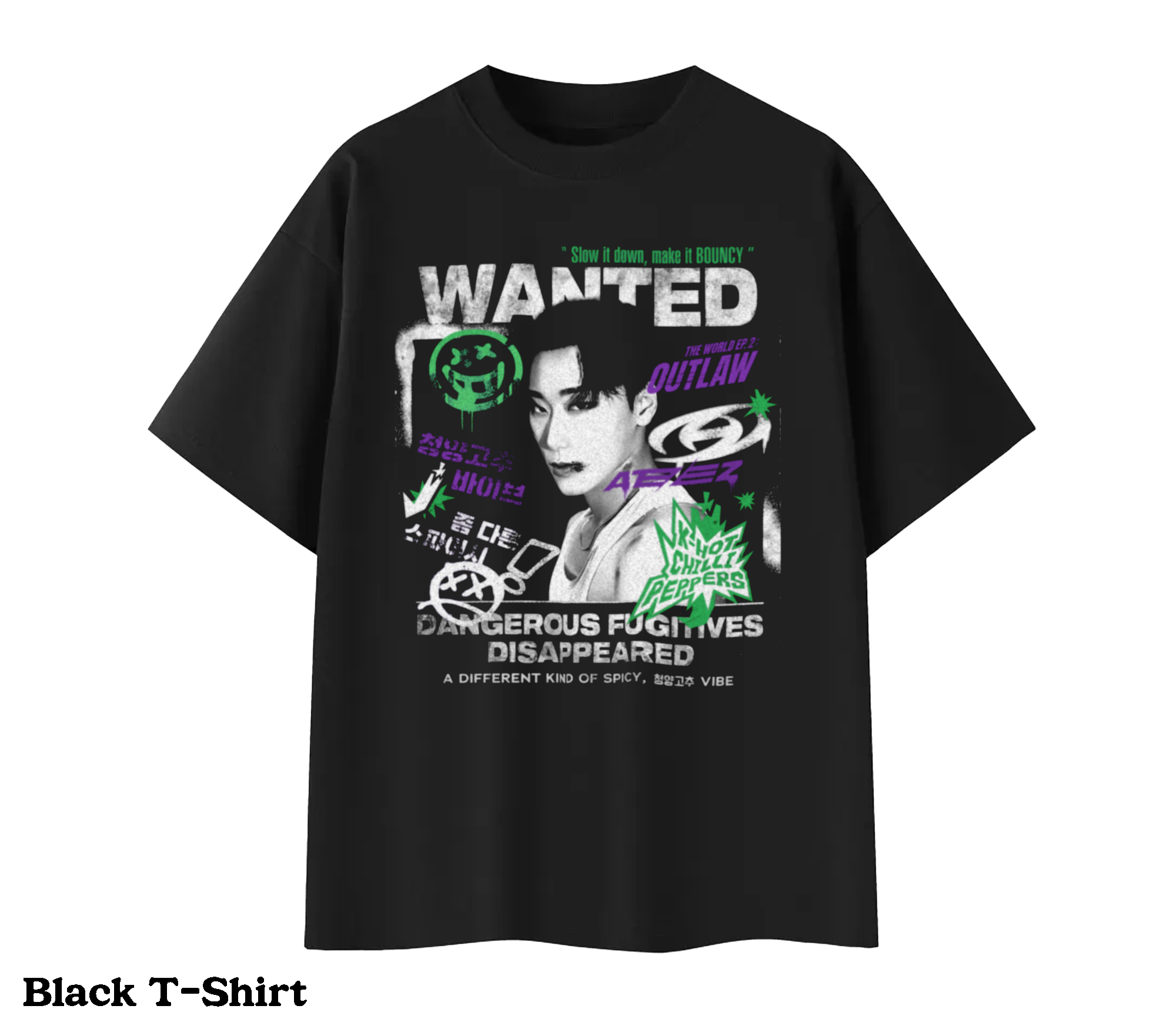 Ateez Bouncy Wanted Poster Shirts & Hoodies