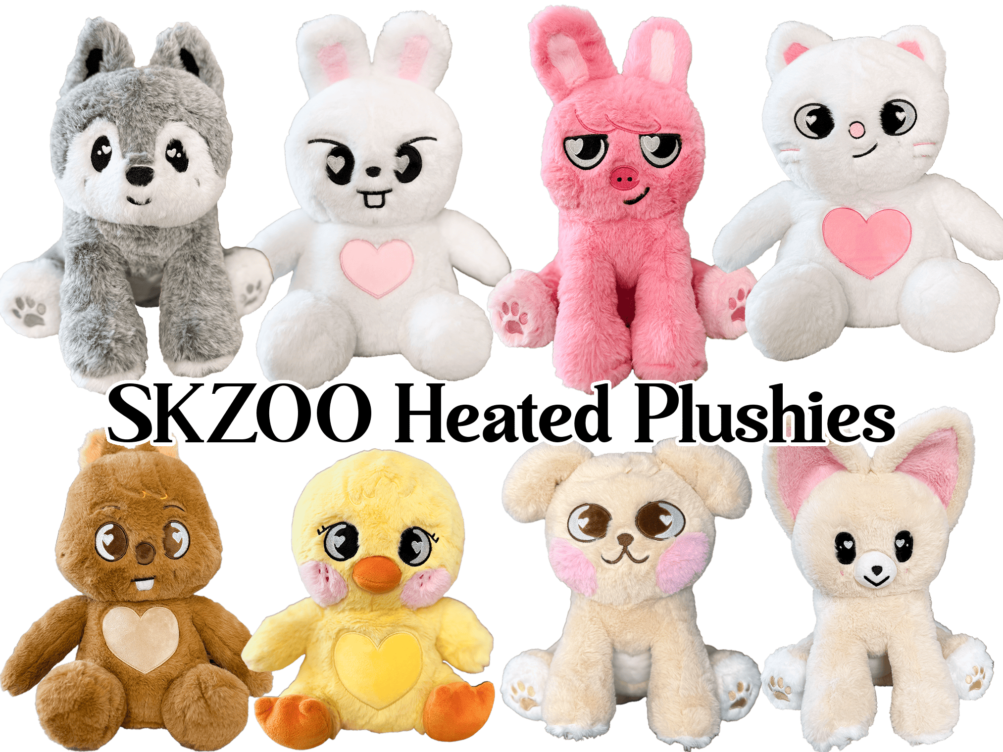 SKZOO Heated Plushies