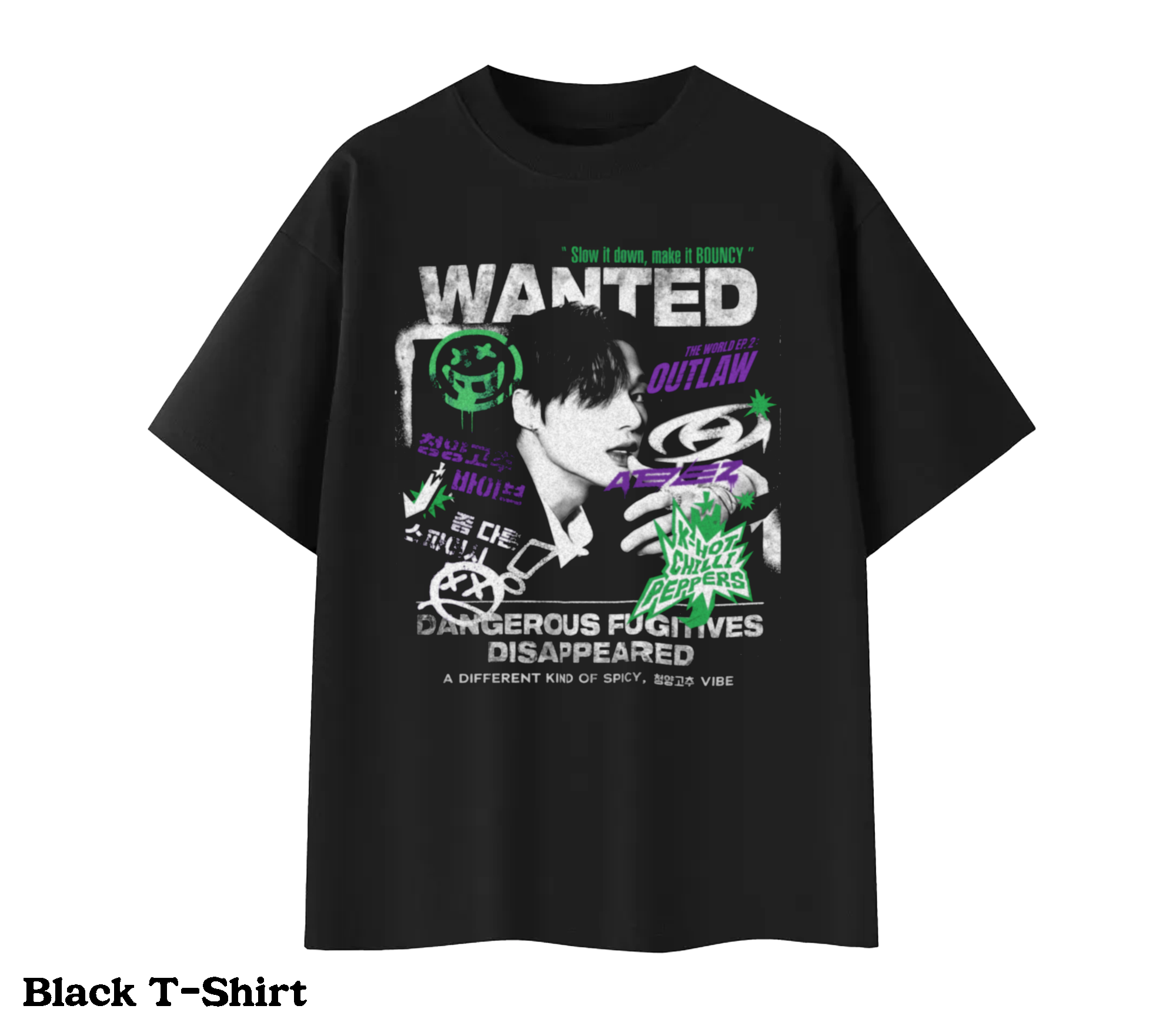 Ateez Bouncy Wanted Poster Shirts & Hoodies