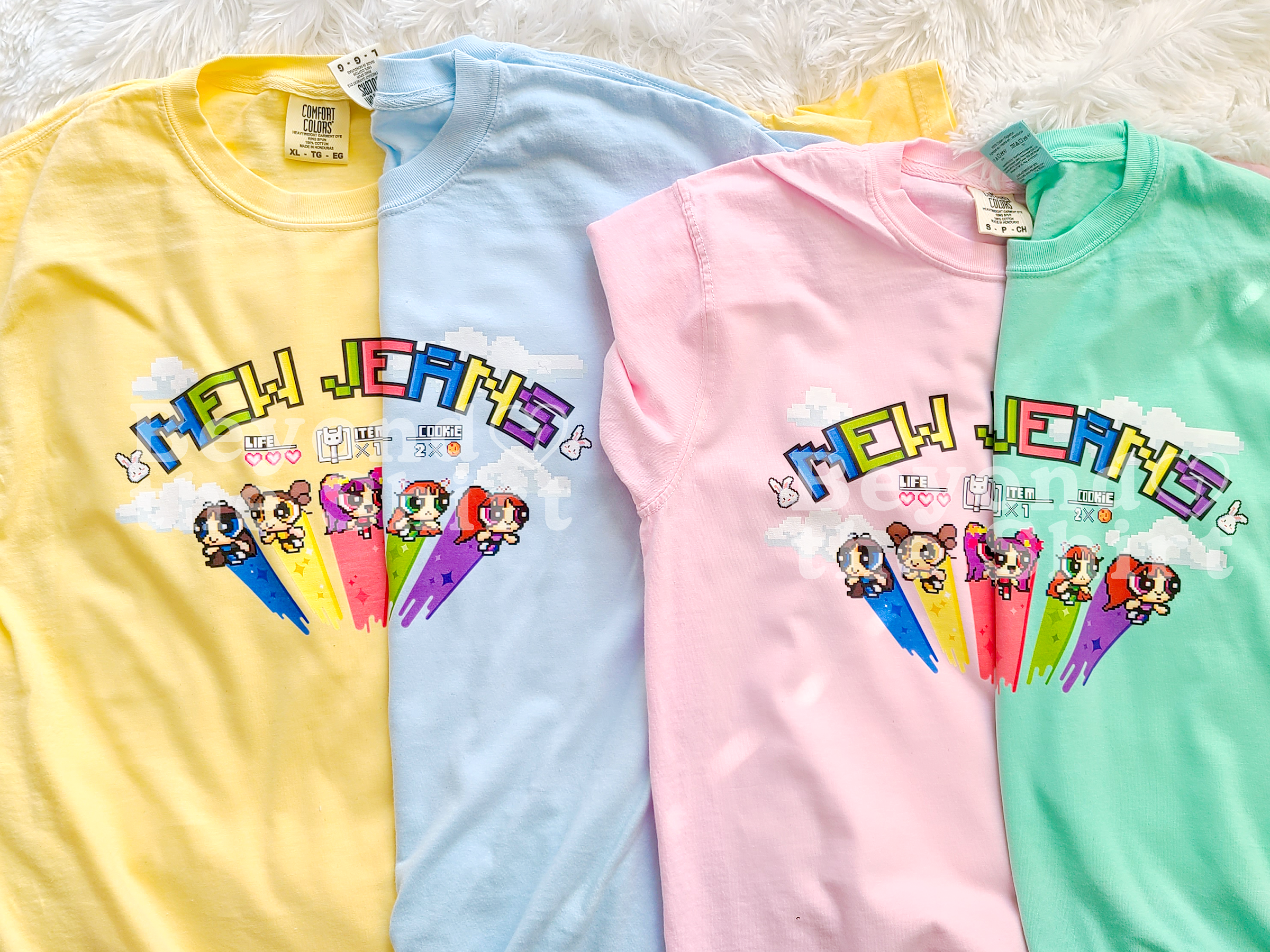 NewJeans 2nd EP 'Get Up' Shirts ASAP Cartoon