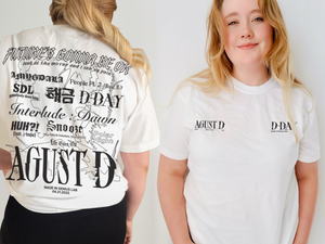 D-Day Tracklist Agust D Shirt