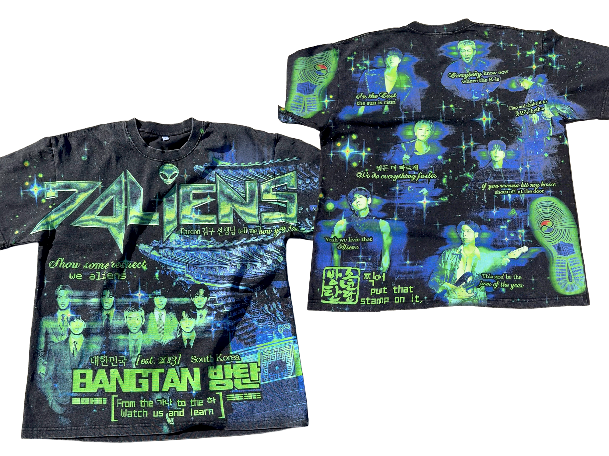 [Pre-Order] BTS 7 Alien Shirt (ETA June)