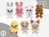 SKZOO Mini Seated Keychain Plushie - Pre-Order