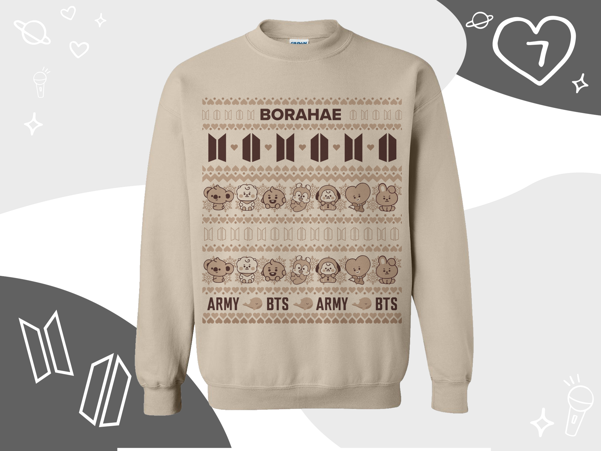BTS BT21 Christmas Sweatshirt - Limited Time!