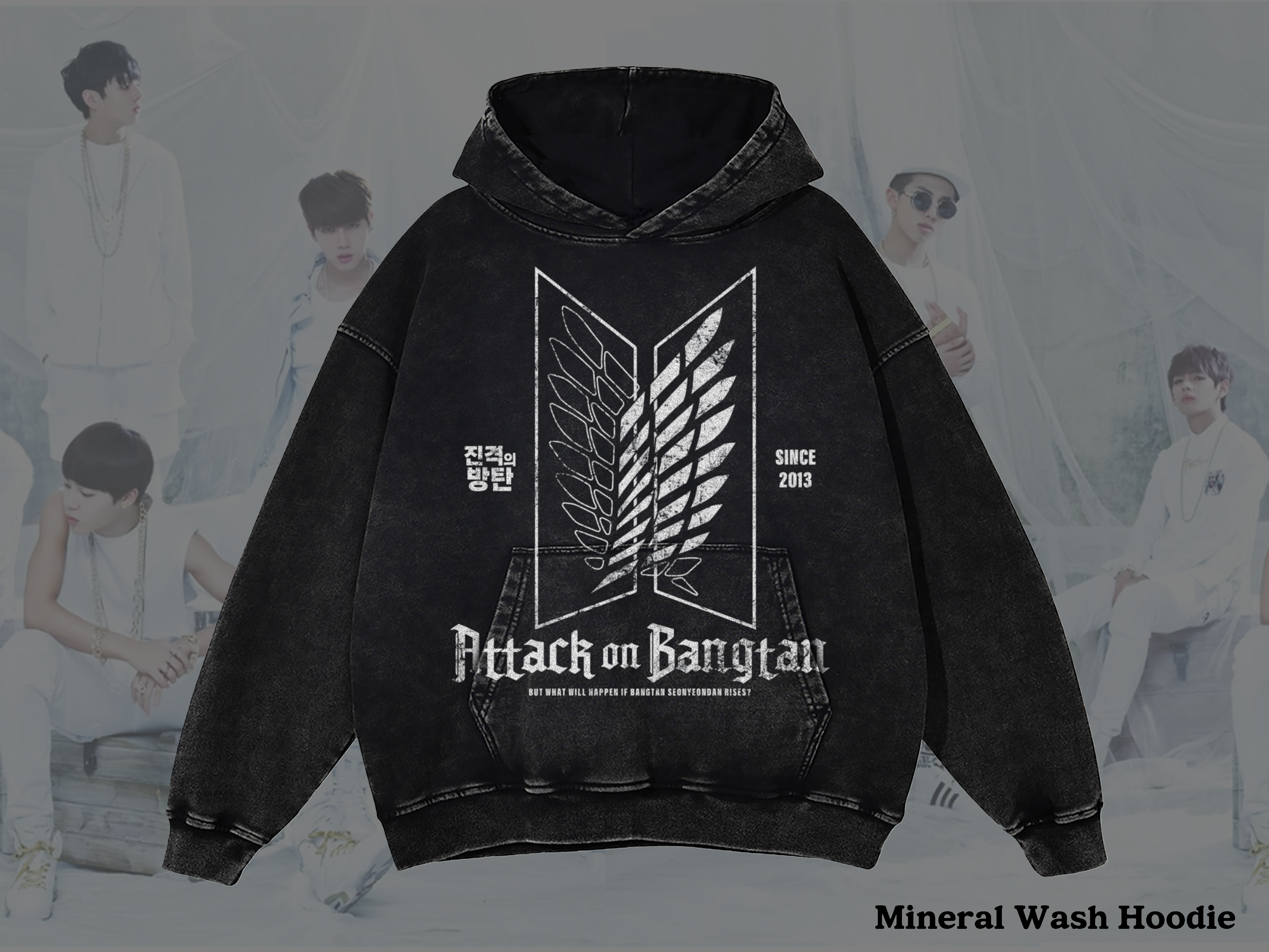 Attack on Bangtan Shirts and Hoodies (Ships Late Feb)