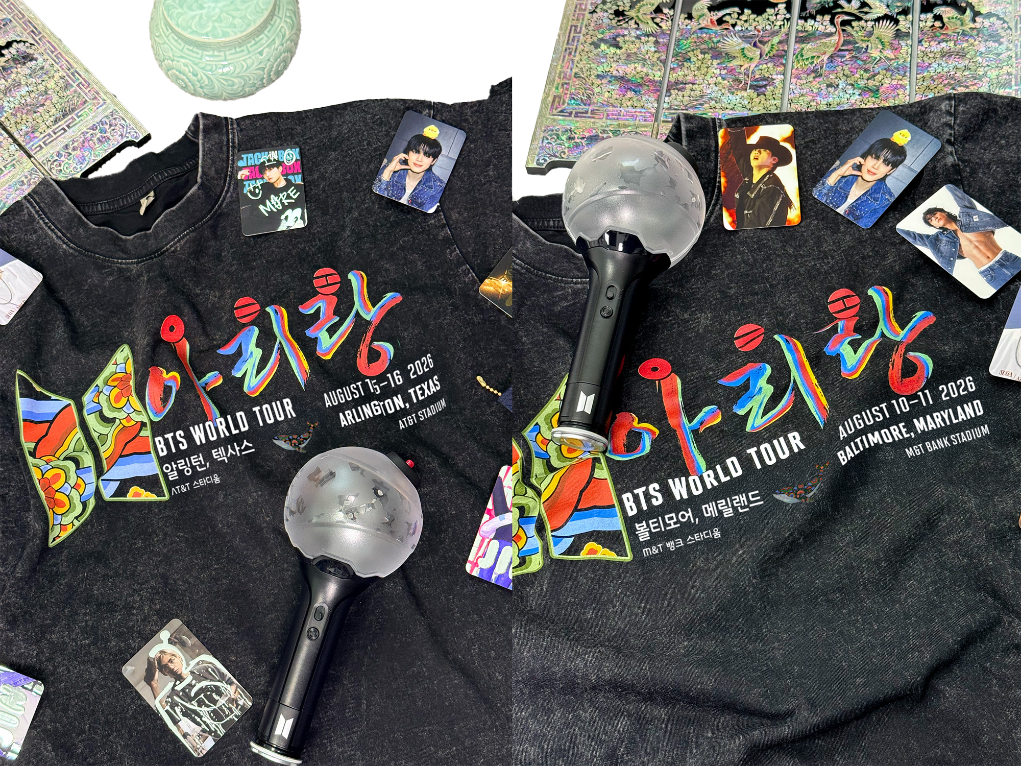 BTS Arirang City Tour Mineral Wash T-Shirt