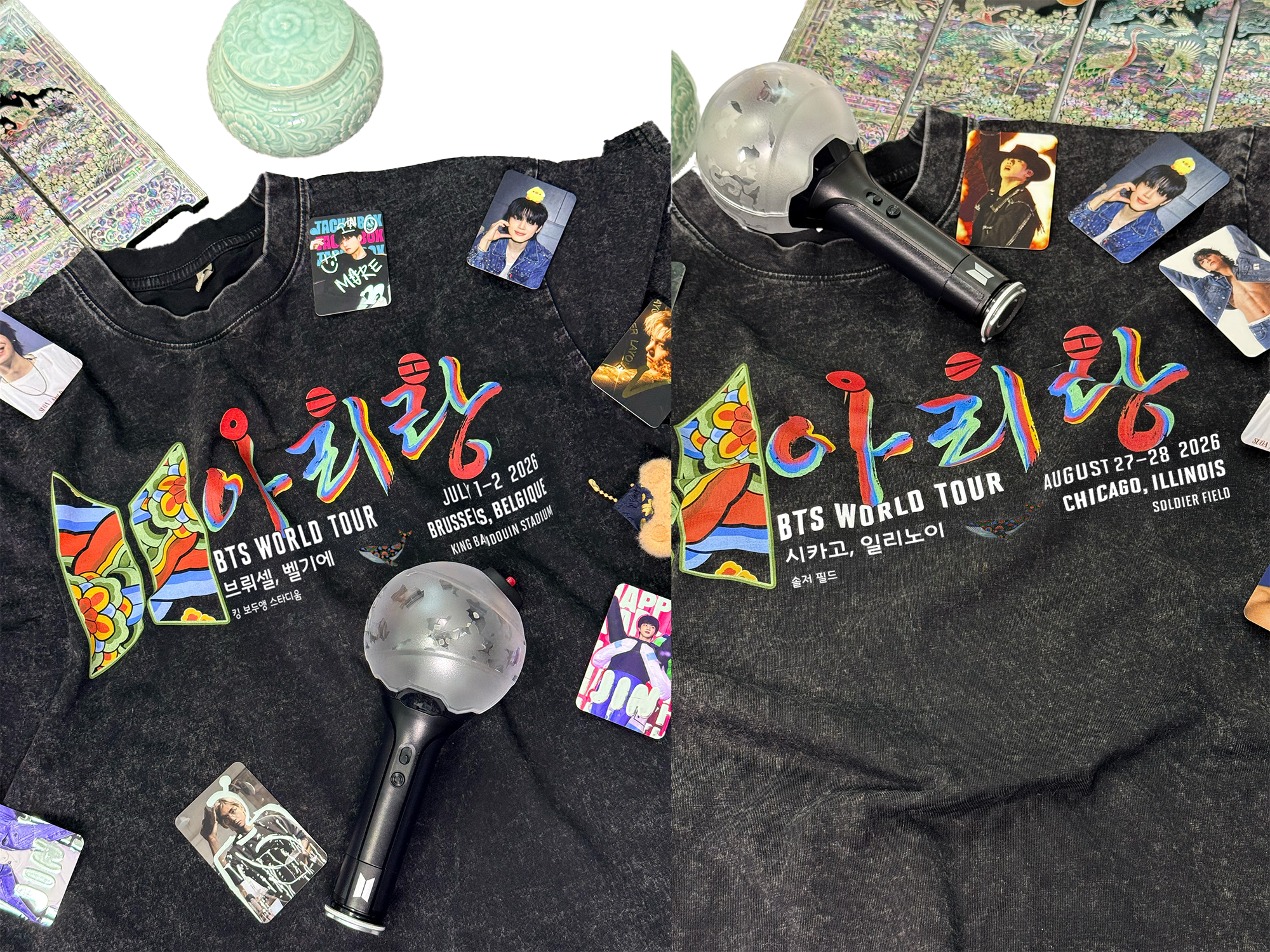BTS Arirang City Tour Mineral Wash T-Shirt