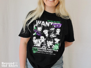 Ateez Bouncy Wanted Poster Shirts