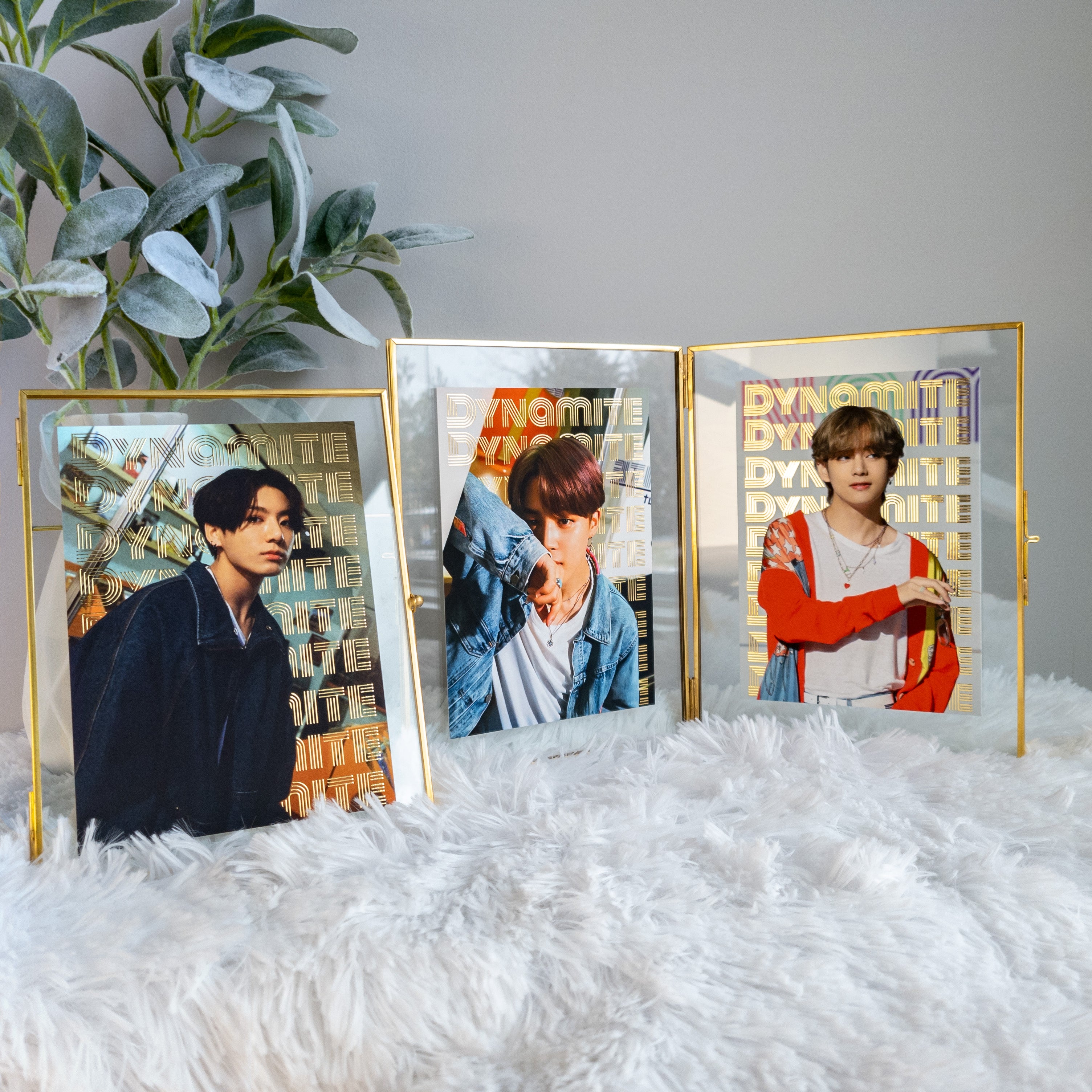 Mystery Box BTS Gold and Silver Foil Prints (Set of 5)