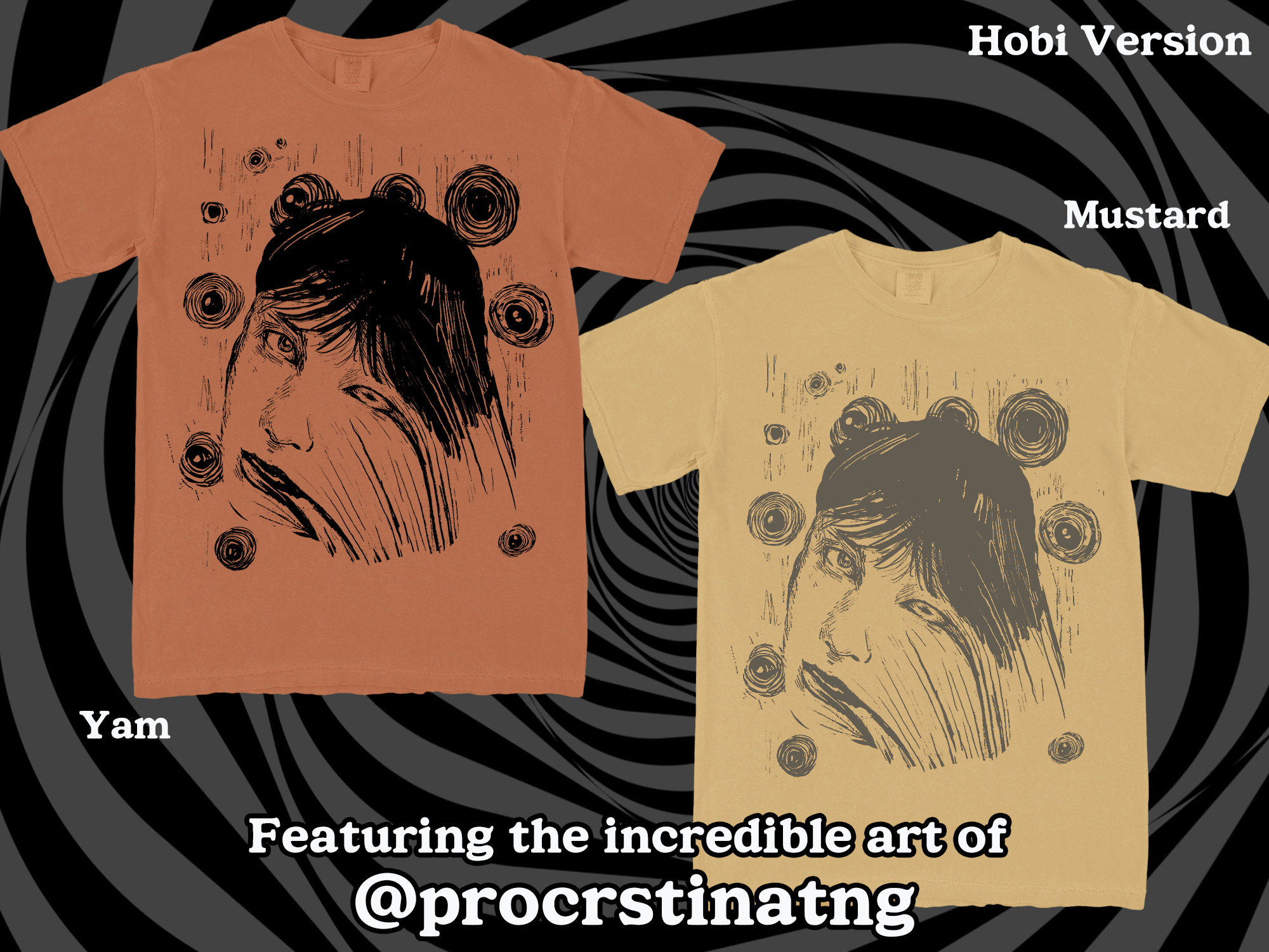 Junji ito Inspired BTS Shirts