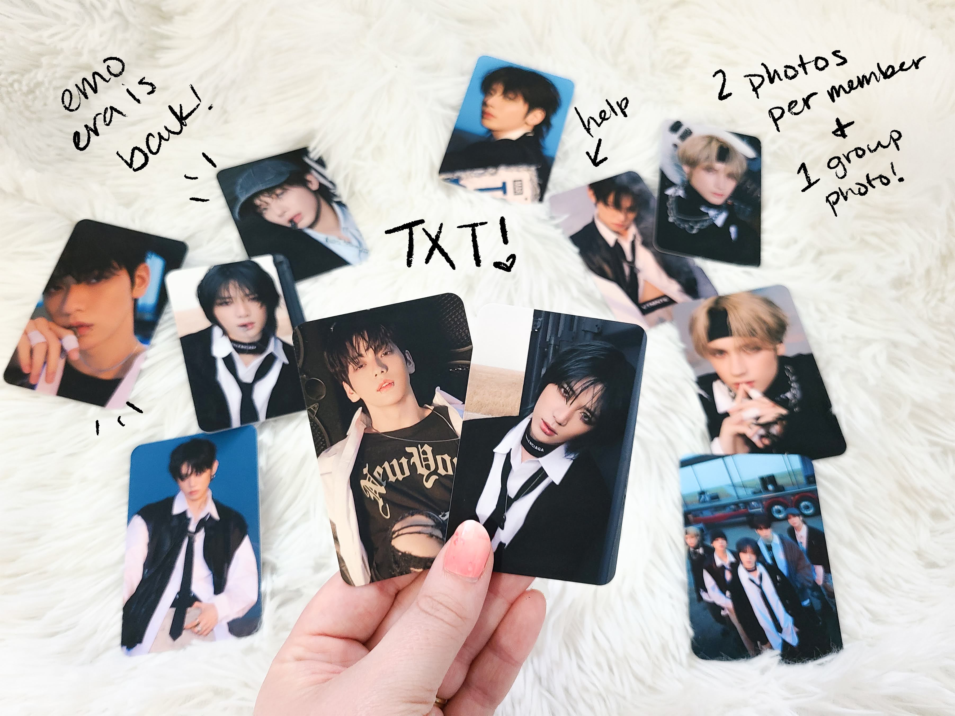 TXT Monthly Limited Edition Photocards