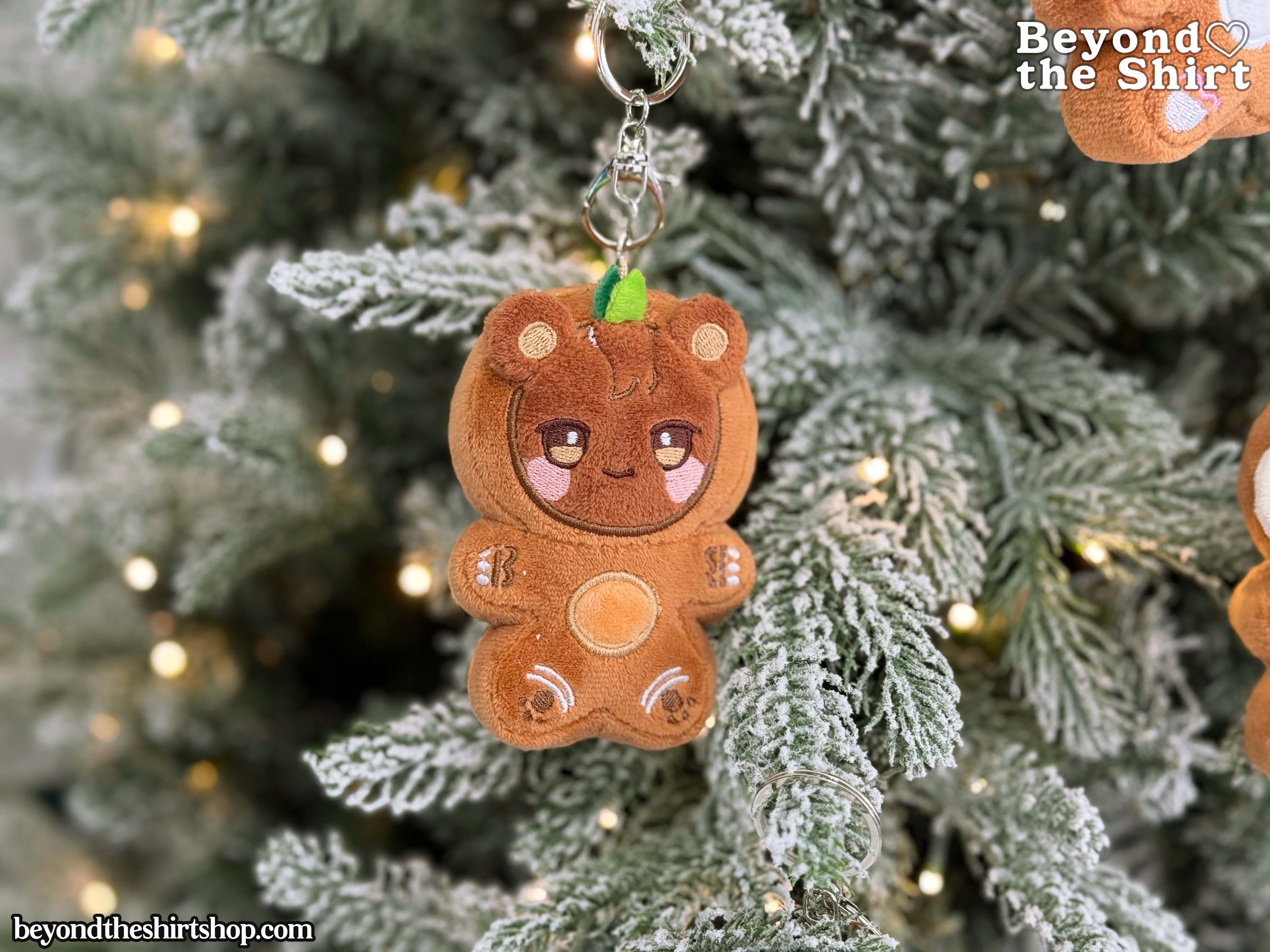 AniTEEZ Gingerbread Plush Christmas Ornaments