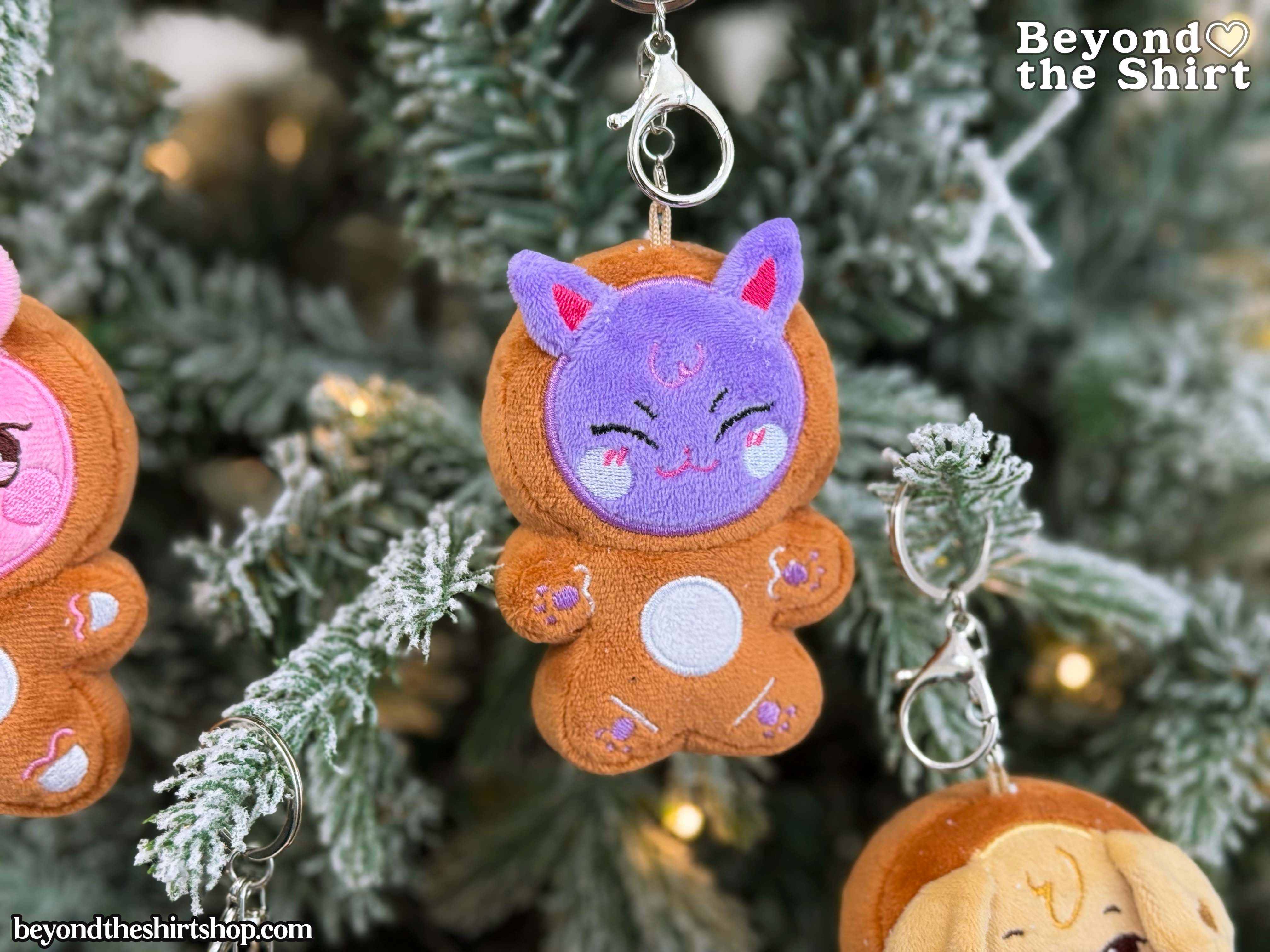 AniTEEZ Gingerbread Plush Christmas Ornaments