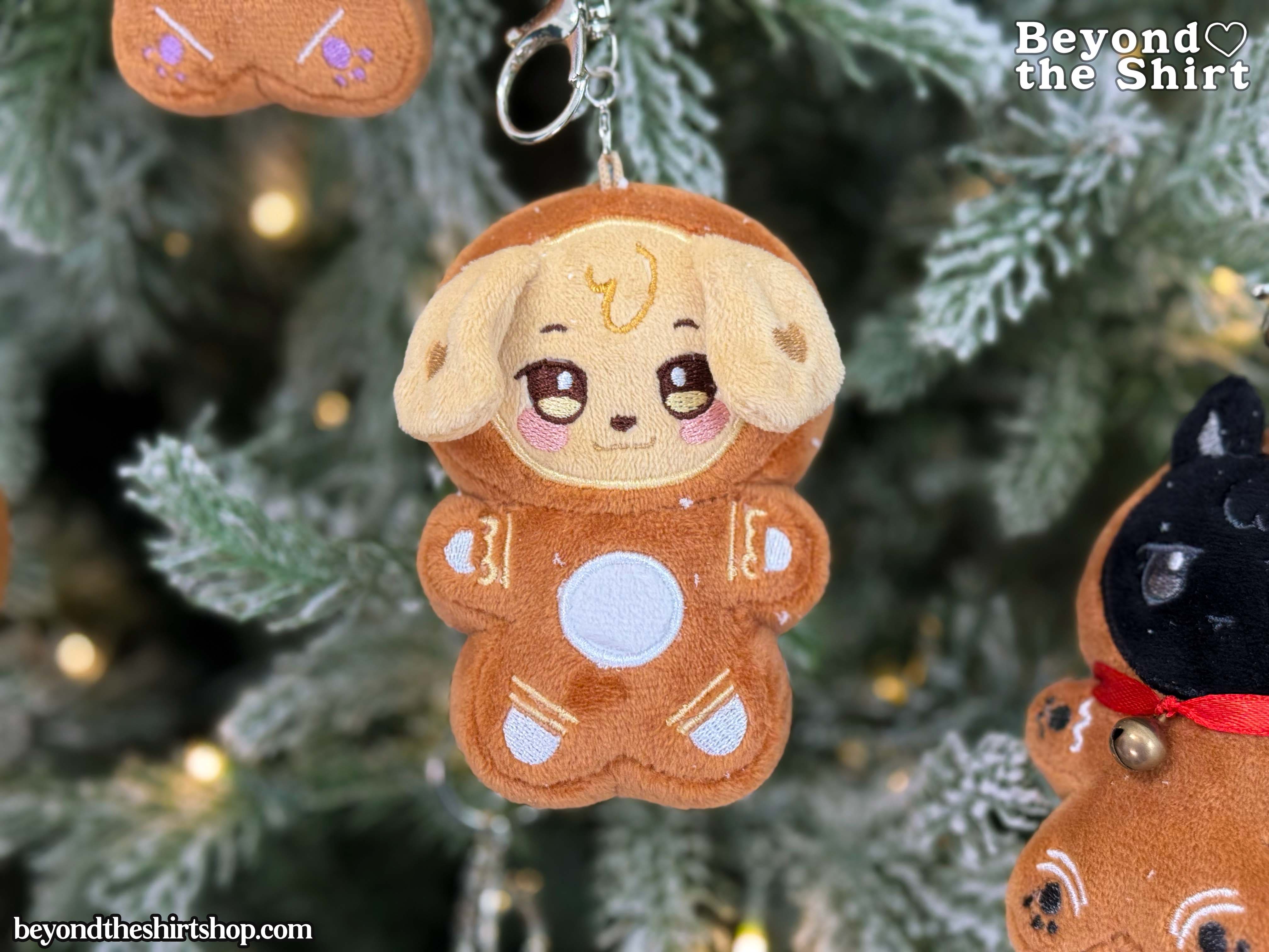 AniTEEZ Gingerbread Plush Christmas Ornaments