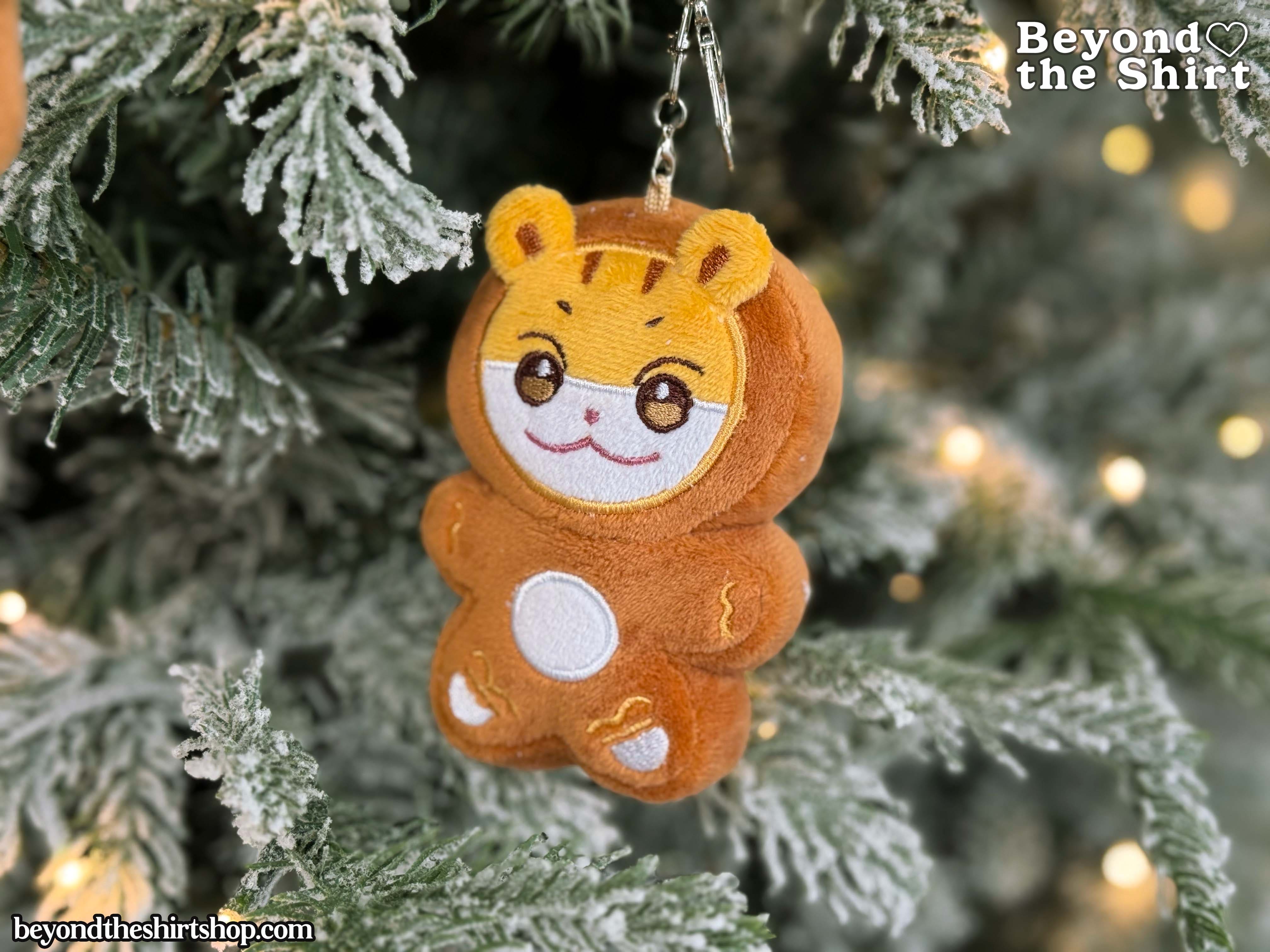 AniTEEZ Gingerbread Plush Christmas Ornaments