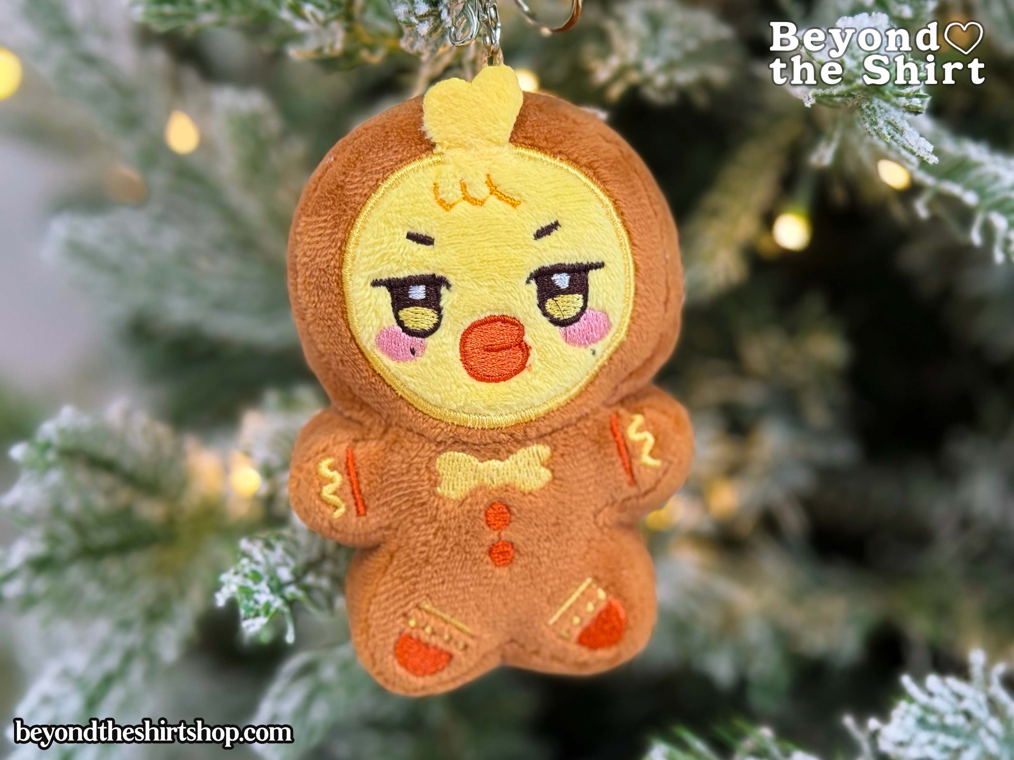 AniTEEZ Gingerbread Plush Christmas Ornaments