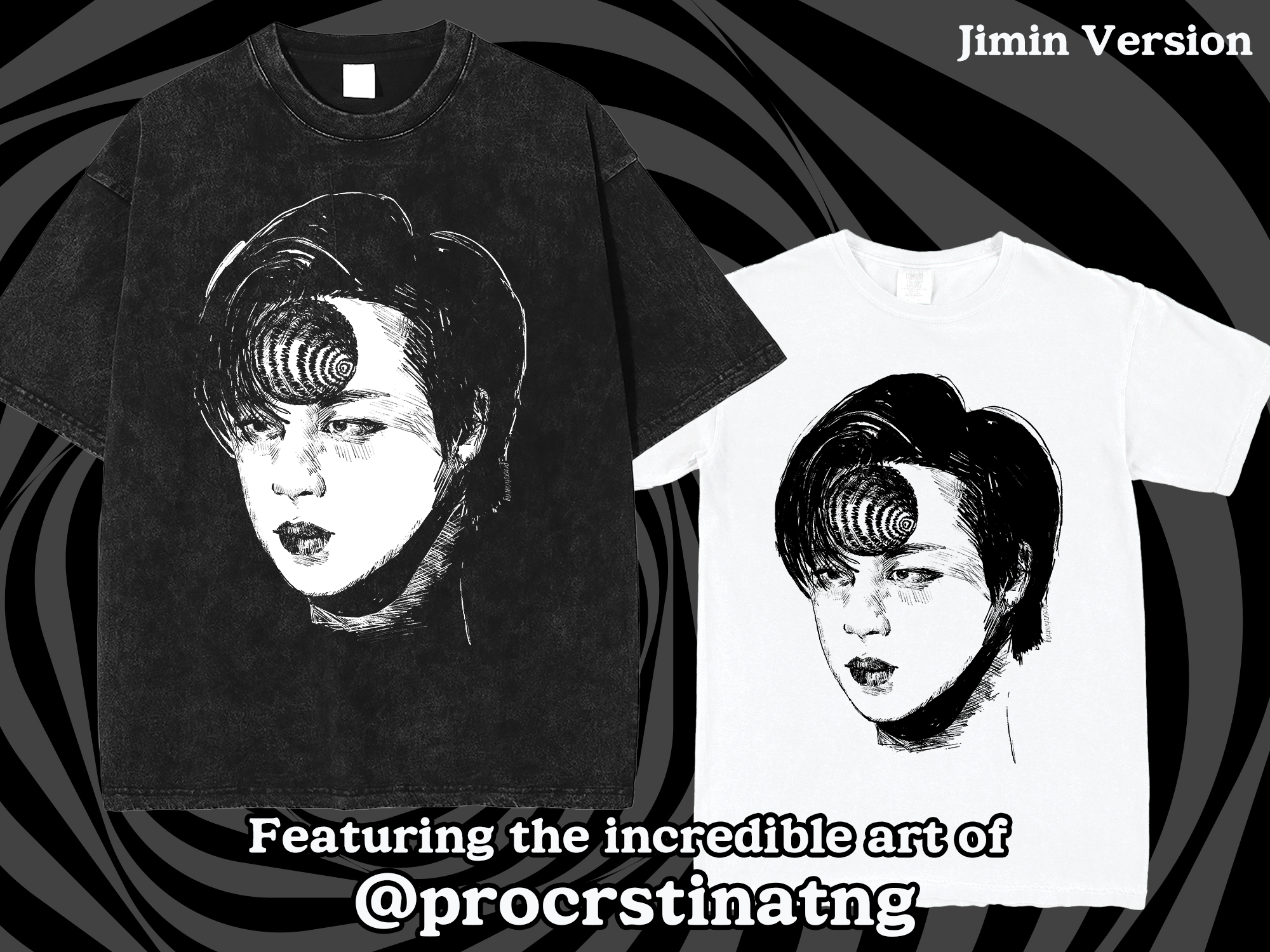 Junji ito Inspired BTS Shirts