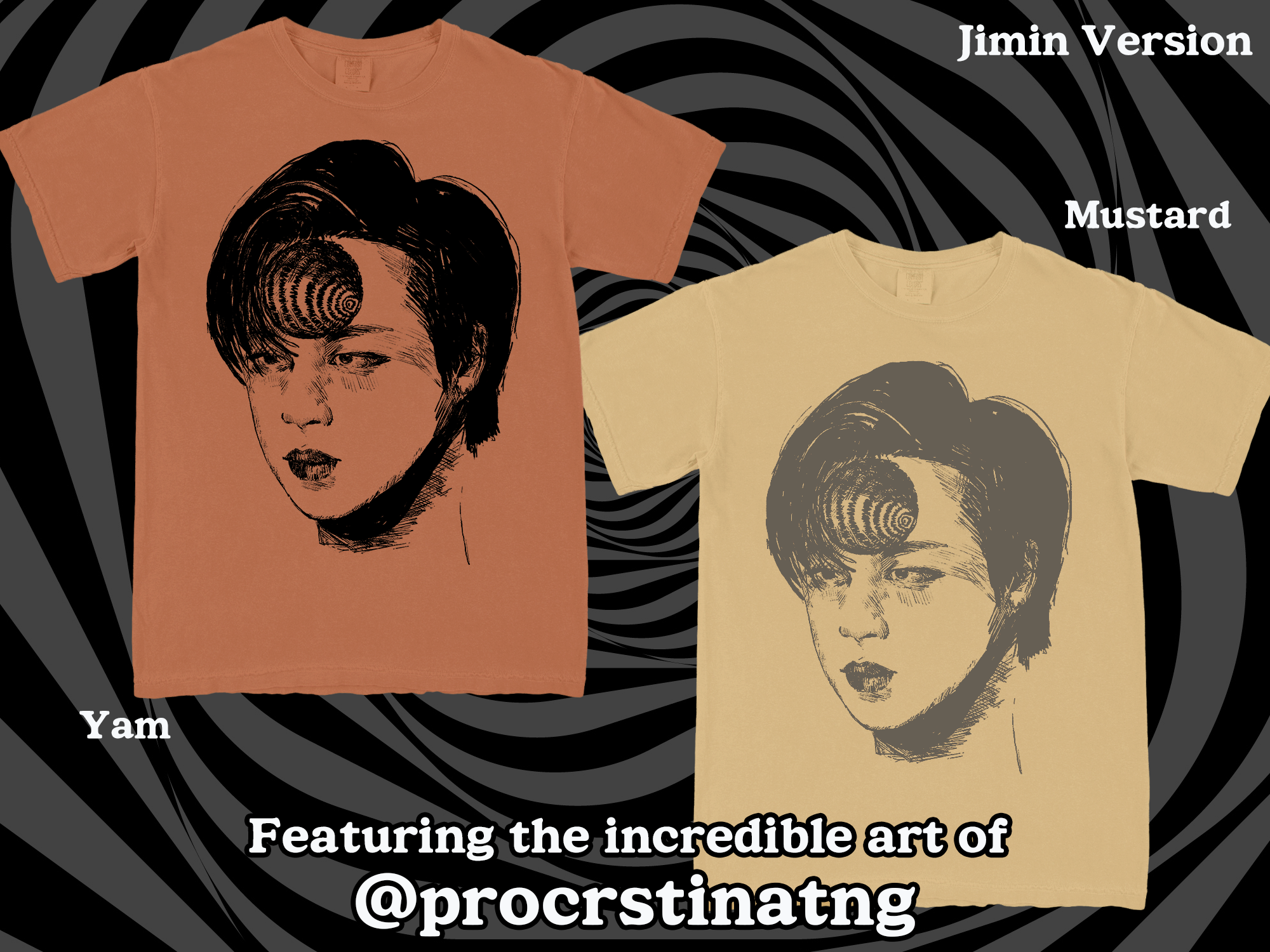 Junji ito Inspired BTS Shirts