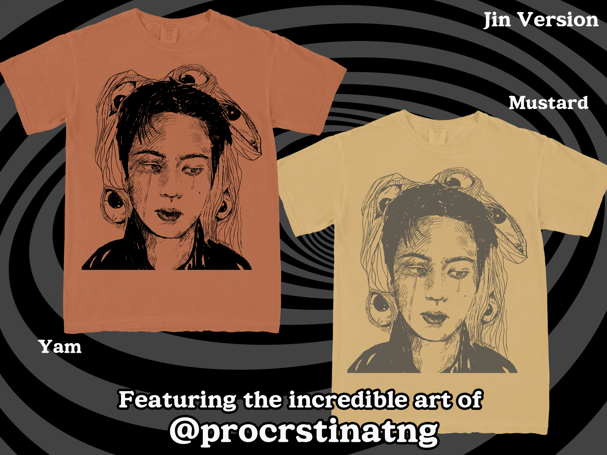 Junji ito Inspired BTS Shirts