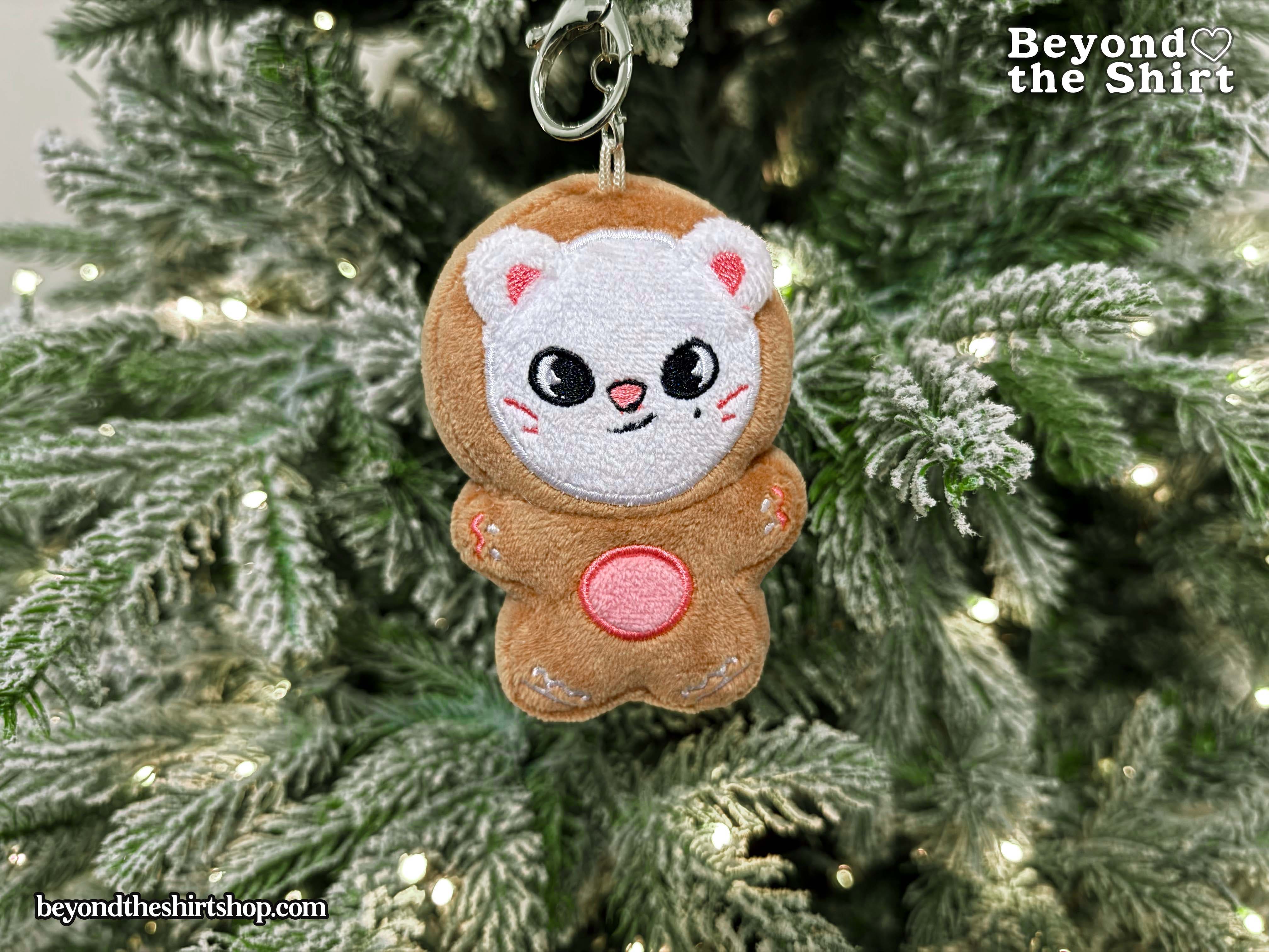 SKZOO Gingerbread Plush Keychain Ornament