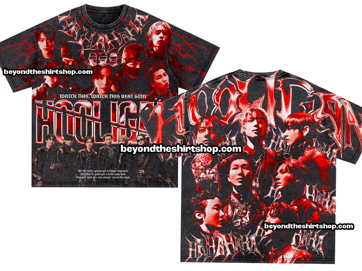Pre-Order] BTS Hooligan Shirt (ETA June) – Beyond The Shirt