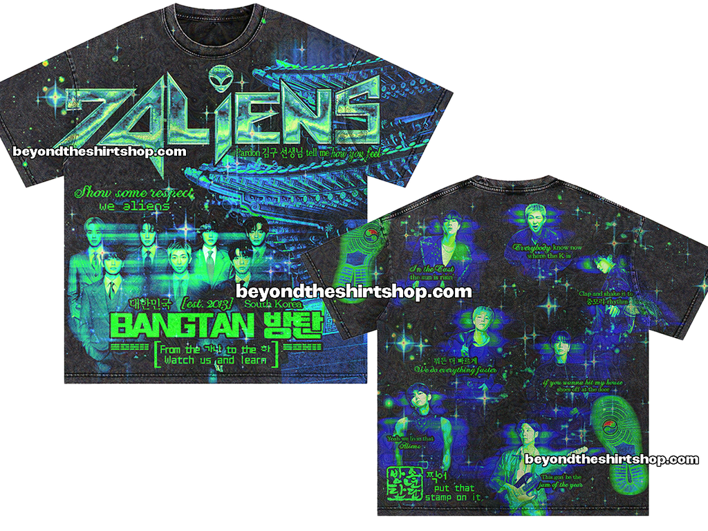 Pre-Order] BTS 7 Alien Shirt (ETA June) – Beyond The Shirt