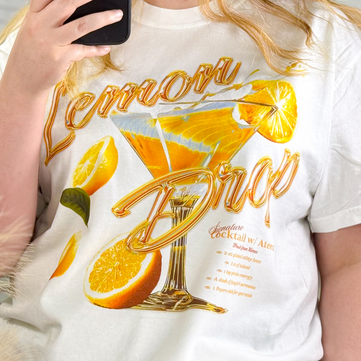 Ateez Lemon Drop T-Shirt and Crop – Beyond The Shirt