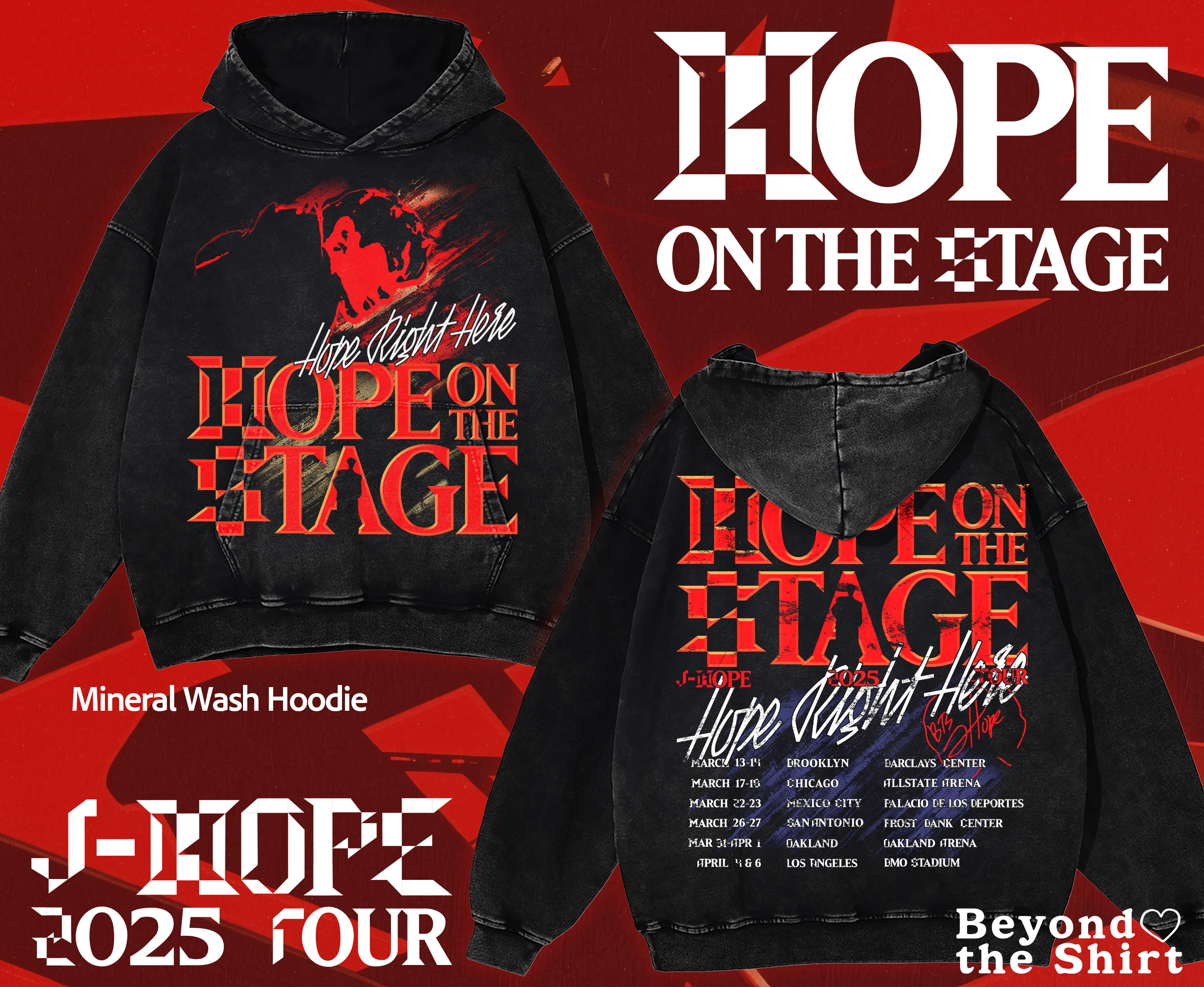 J-Hope Hope on the Stage Tour Shirt Concert