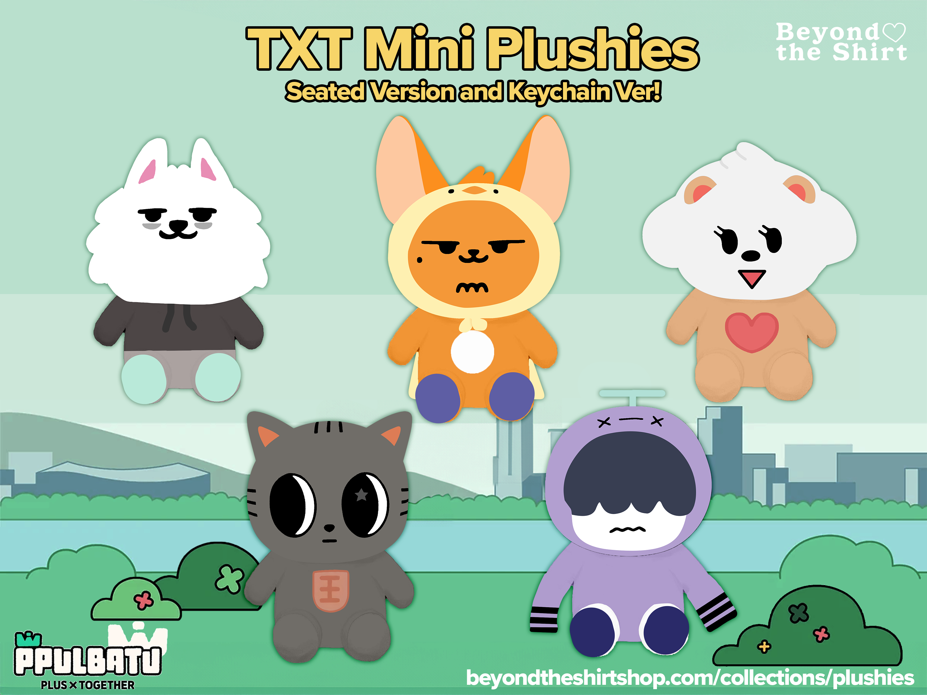 TXT Ppulbatu Mini Seated Plushie