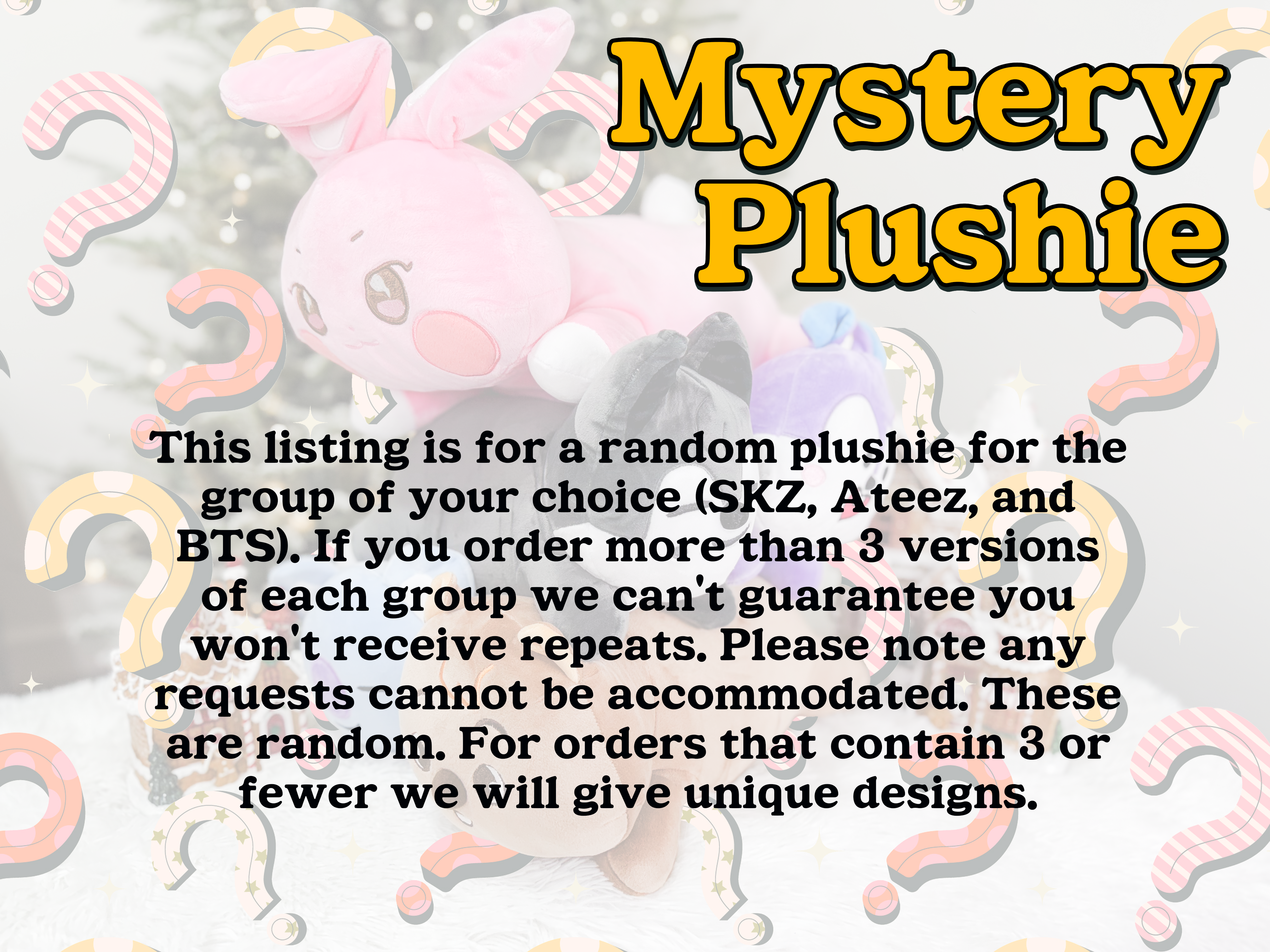 Mystery Weighted Plushie